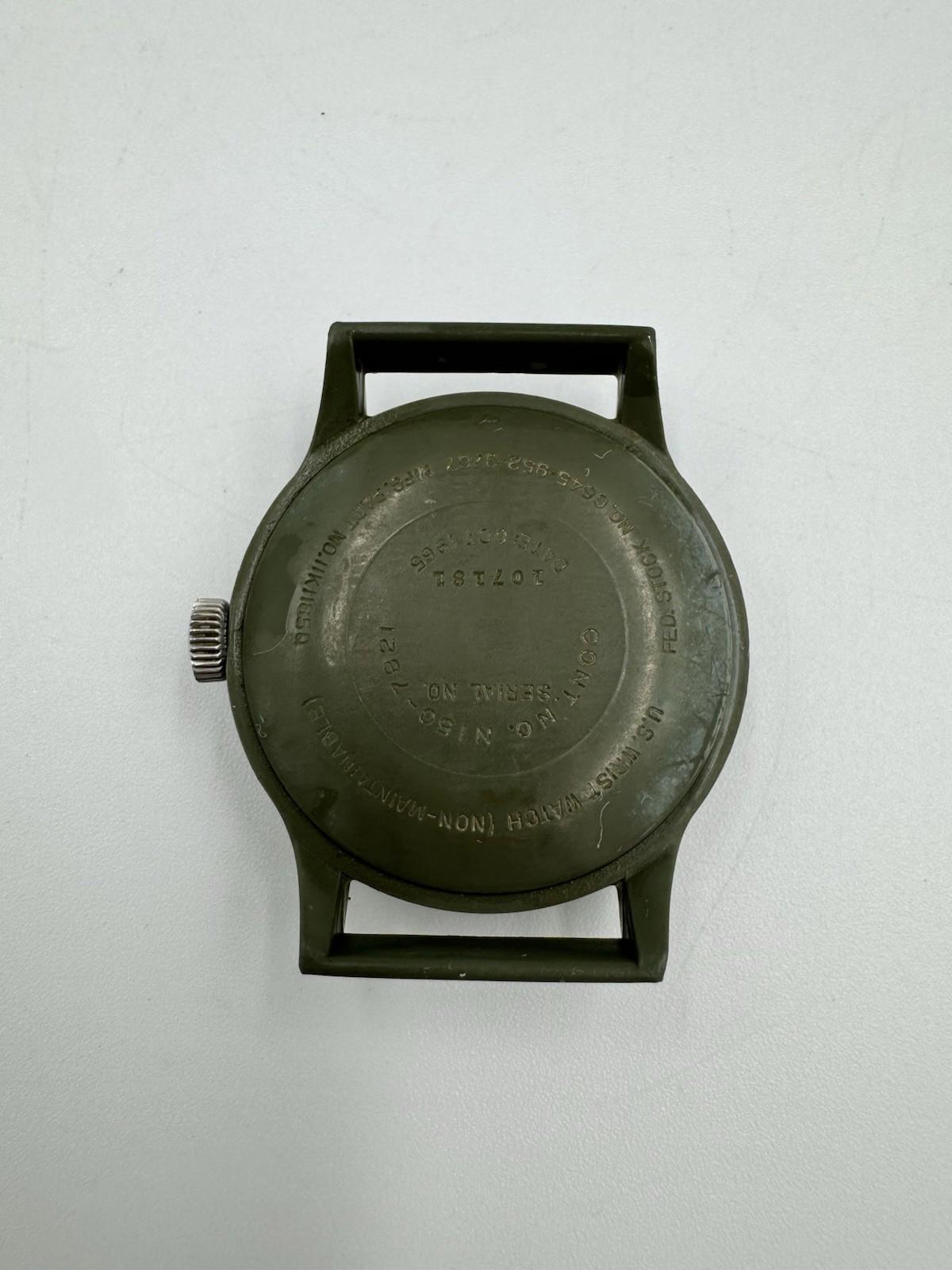 U.S. Military Wrist Watch · October 1965 – Original Issue with Strap