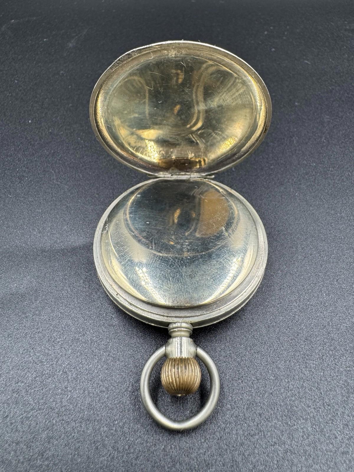 Swiss Pocket Watch Jewels Roman Numerals Cylinder Escapemen