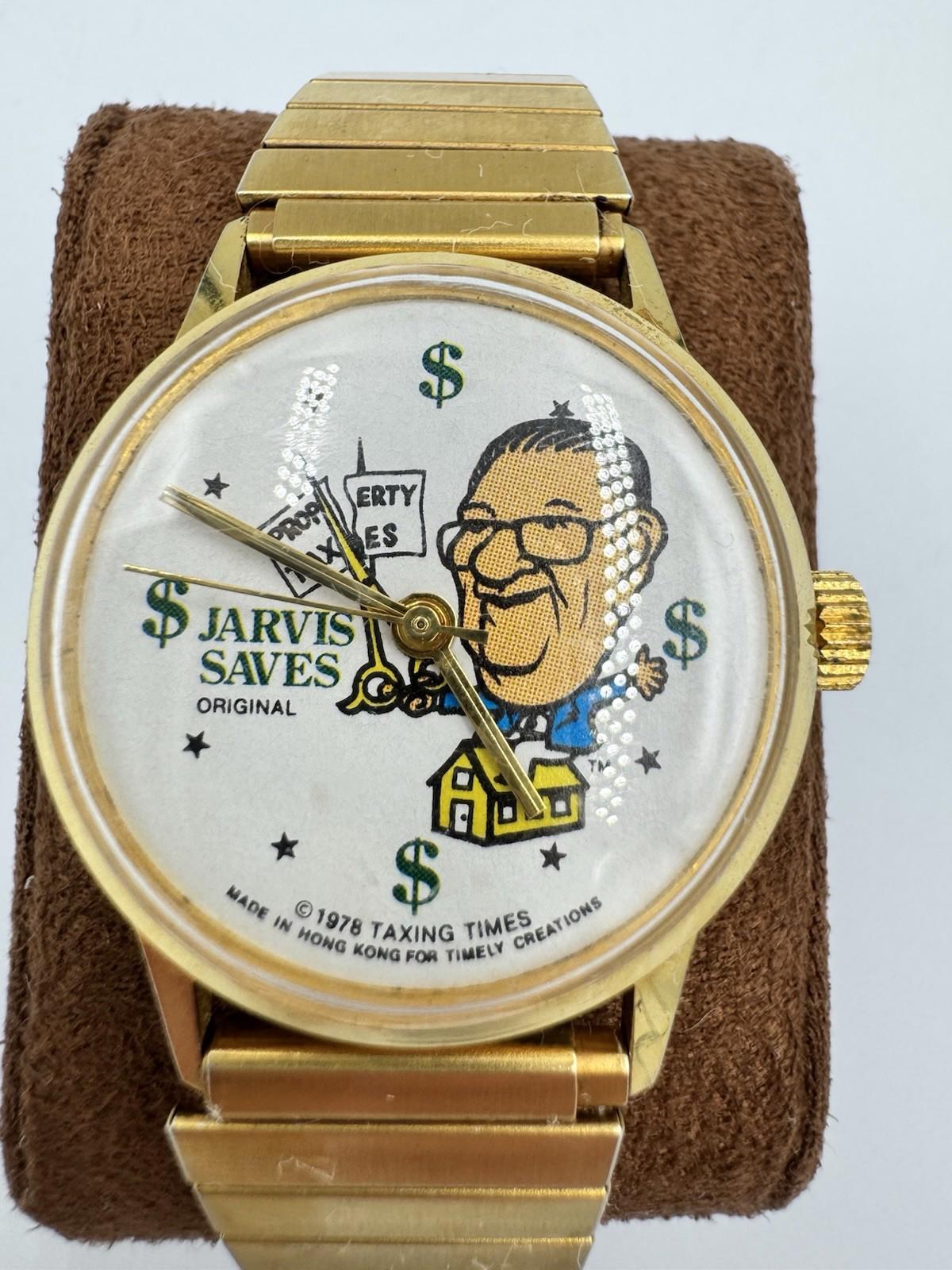 Howard Jarvis Watch Saves Original Taxing Times HK 1978