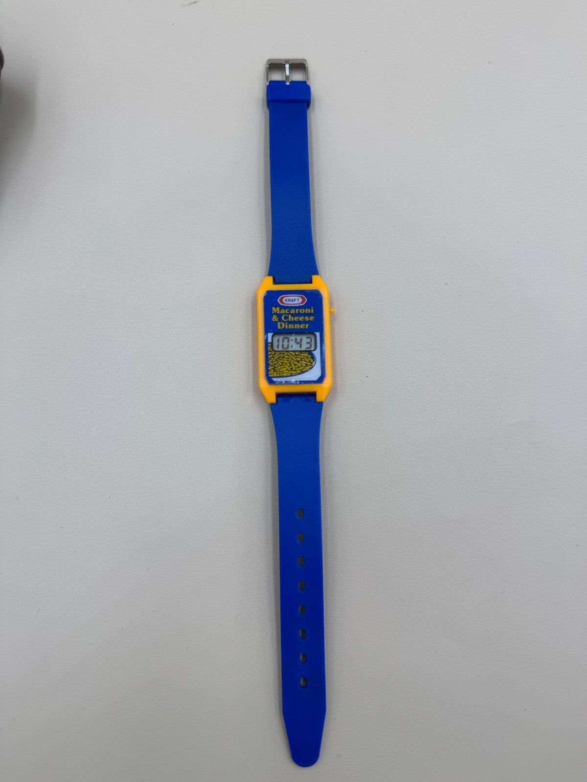 Kraft Macaroni & Cheese Dinner Digital Watch Running with Original Plastic Film