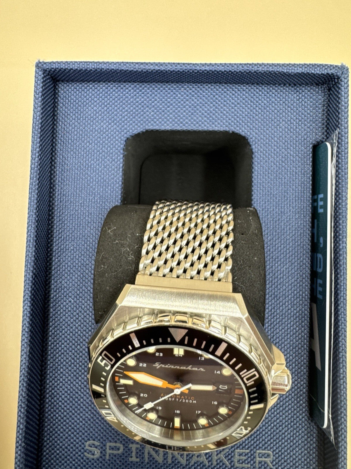 Spinnaker Dumas SP-5081 300 Automatic Date 300m 44mm Great Condition Rare Bezel