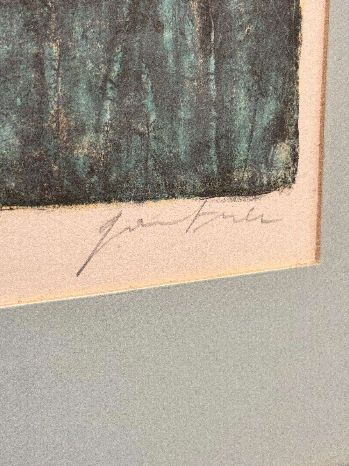 Bernard Ganter Lithograph Forest Limited Edition Framed