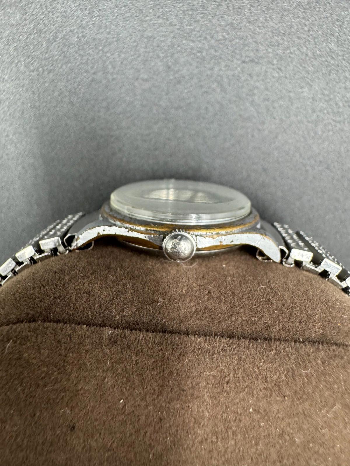 Vintage Wyler Incaflex Woodsman Swiss Manual Wind Sub-Seconds Watch - Rare Dial