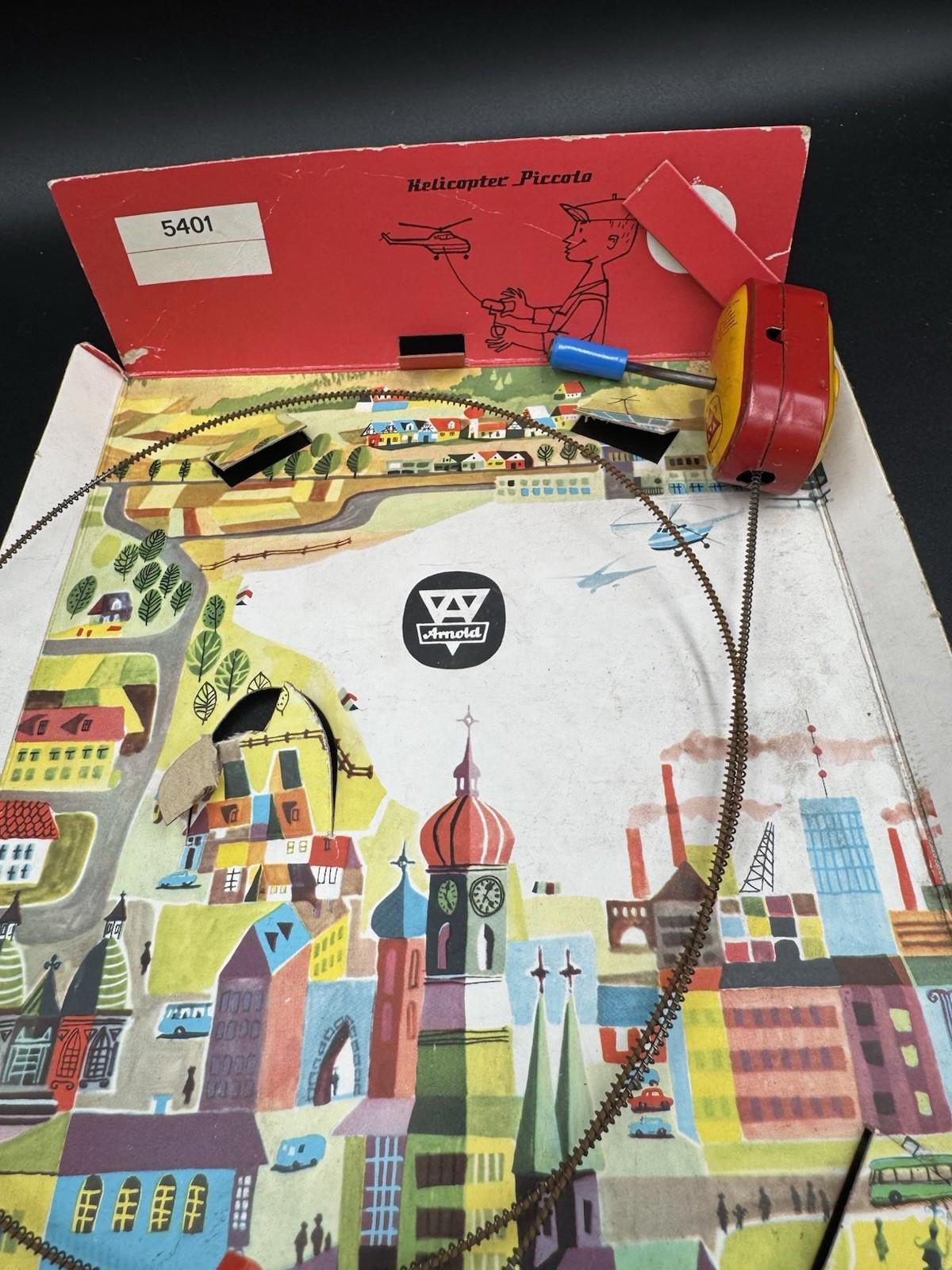 Arnold Piccolo Remote Control Helicopter West Germany 1950 w