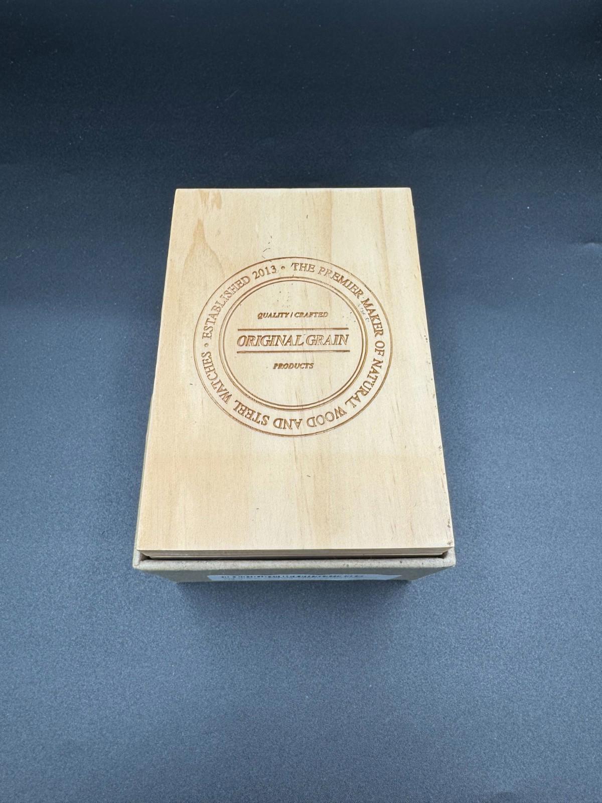 Original Grain Chrono Rosewood Alterra 44mm Analog Watch (Discontinued Finish) N