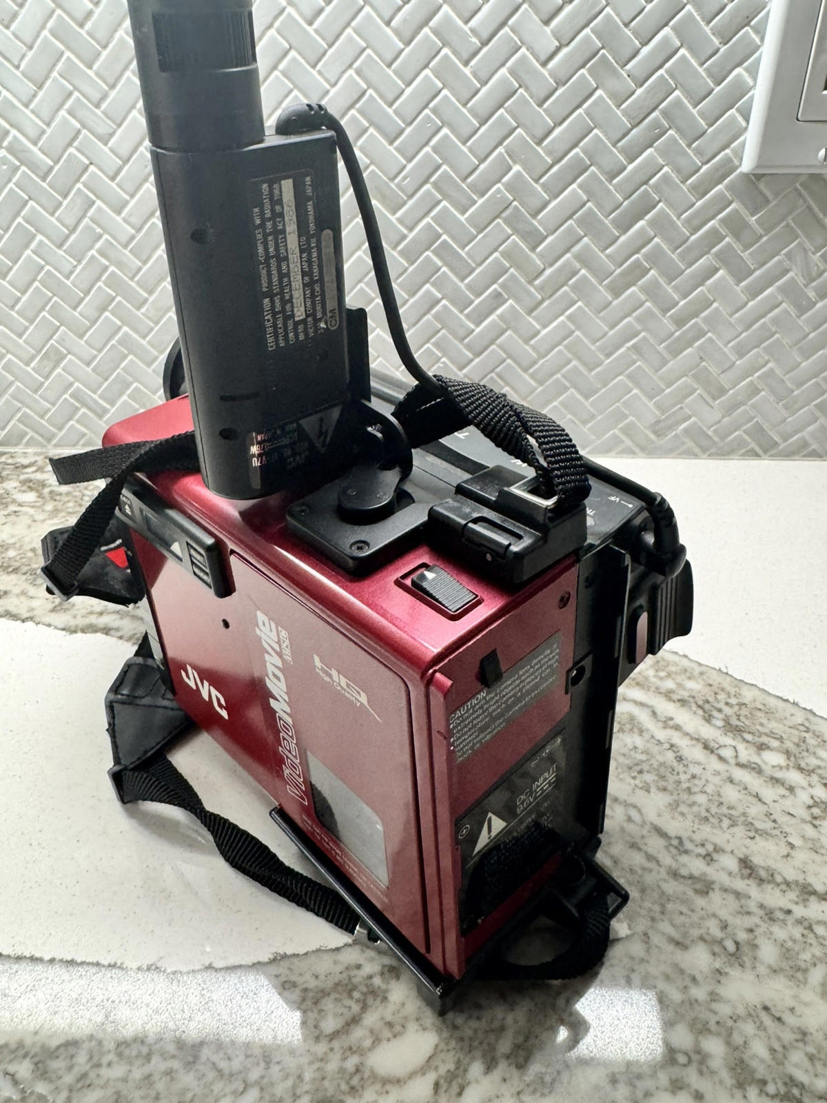 Jvc Gr-C7U Vhs C Video Movie Camcorder w/ case Untested - Sold as Is Decorative
