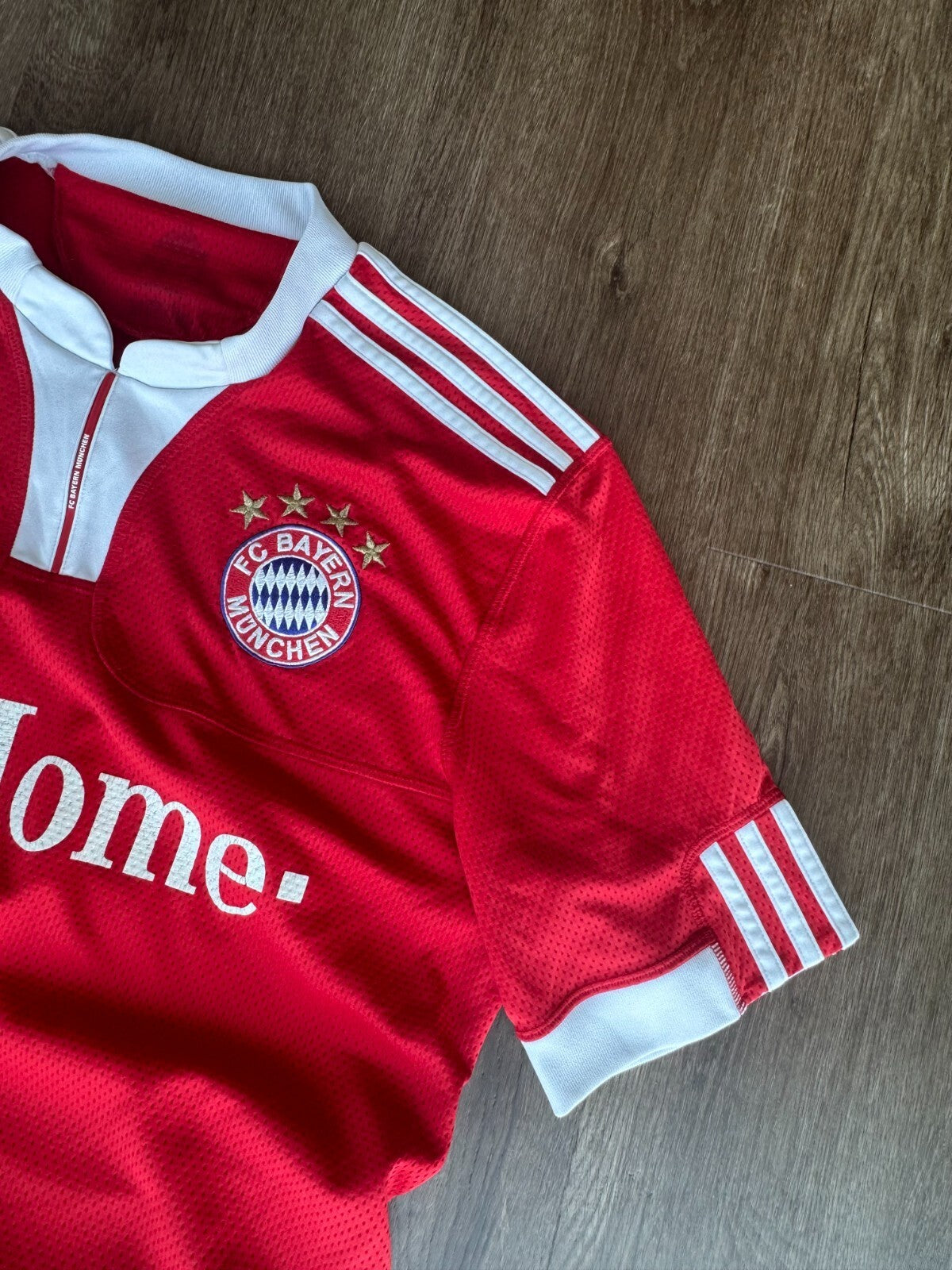 Adidas Bayern Munich 2007-09 T-Home Home Jersey Size M Number #15 Rare Soccer G+