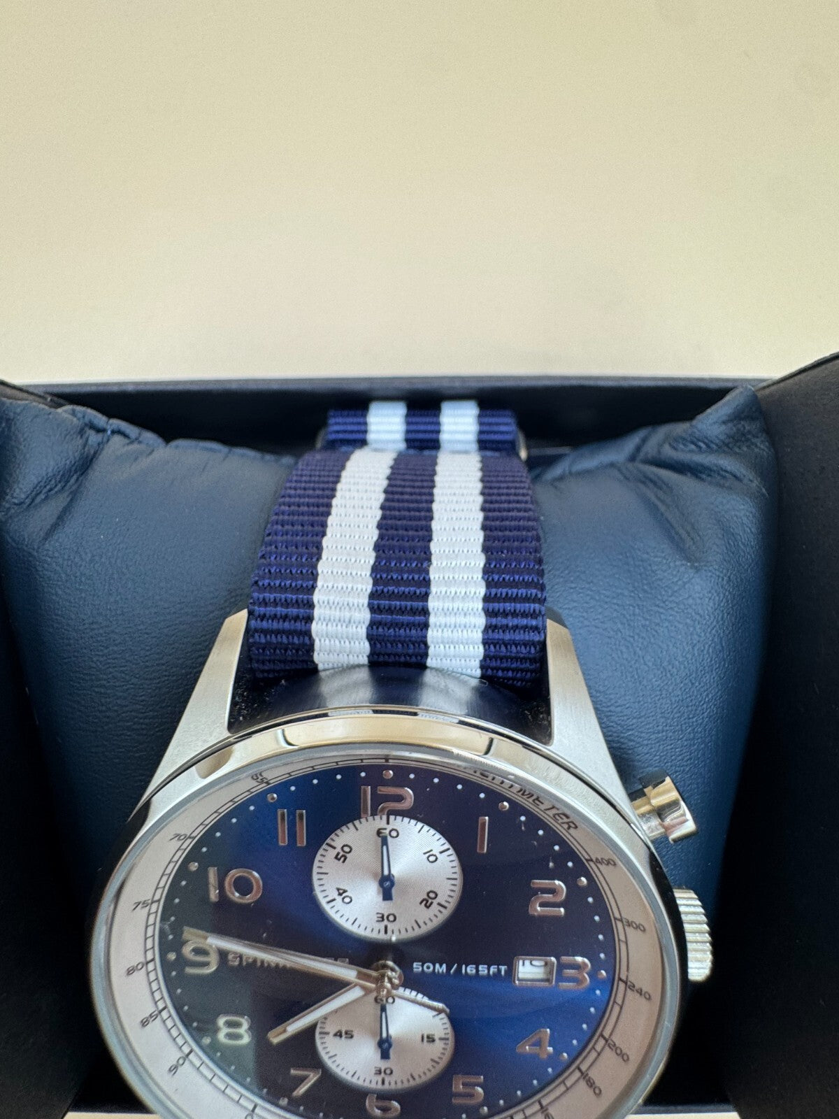 Spinnaker Maritime 44mm Men's Watch SP-5050-02 - Very Rare Nylon Strap Great Con