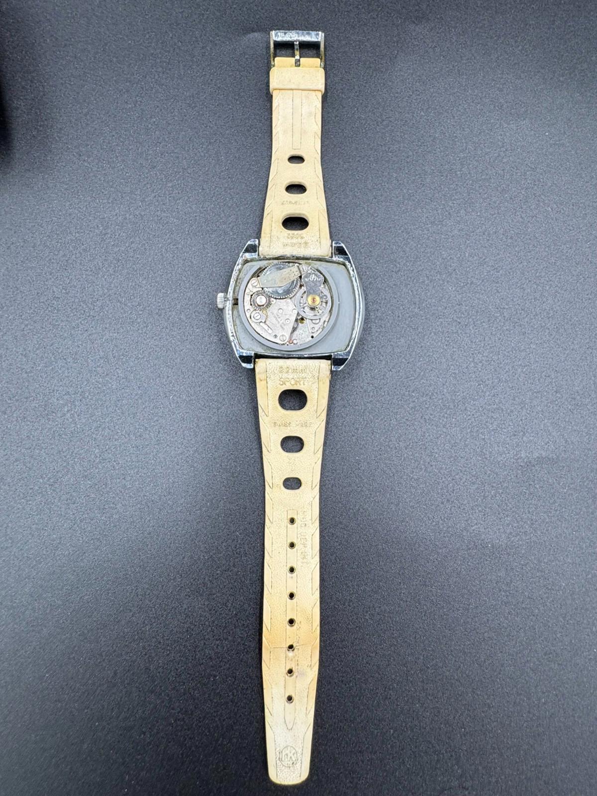 Rare Vintage Lucerne Digital Jumping Hour Swiss Mechanical Watch 1970s Not Workn