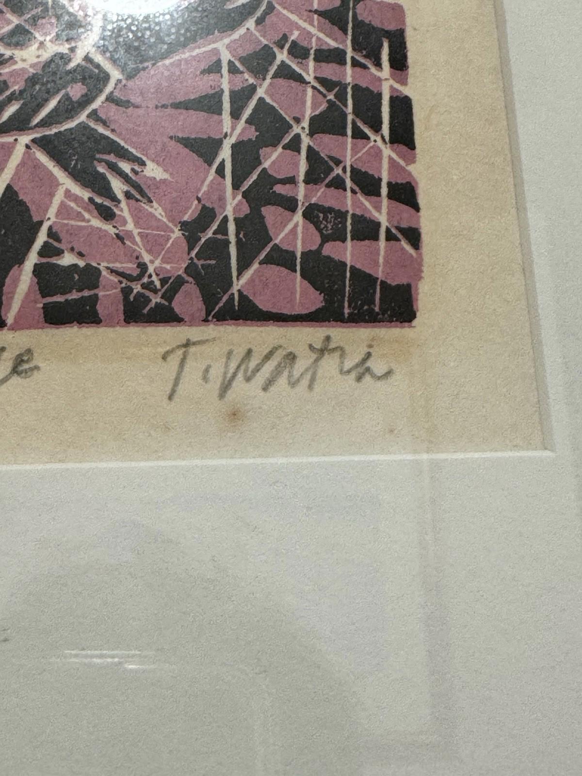 Rare Signed Tarmo Watia Color Print Winslow's Turtle 9/12