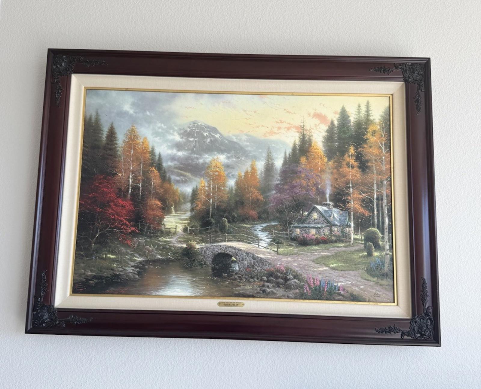 Thomas Kinkade Valley of Peace Beginning of a Perfect Day II