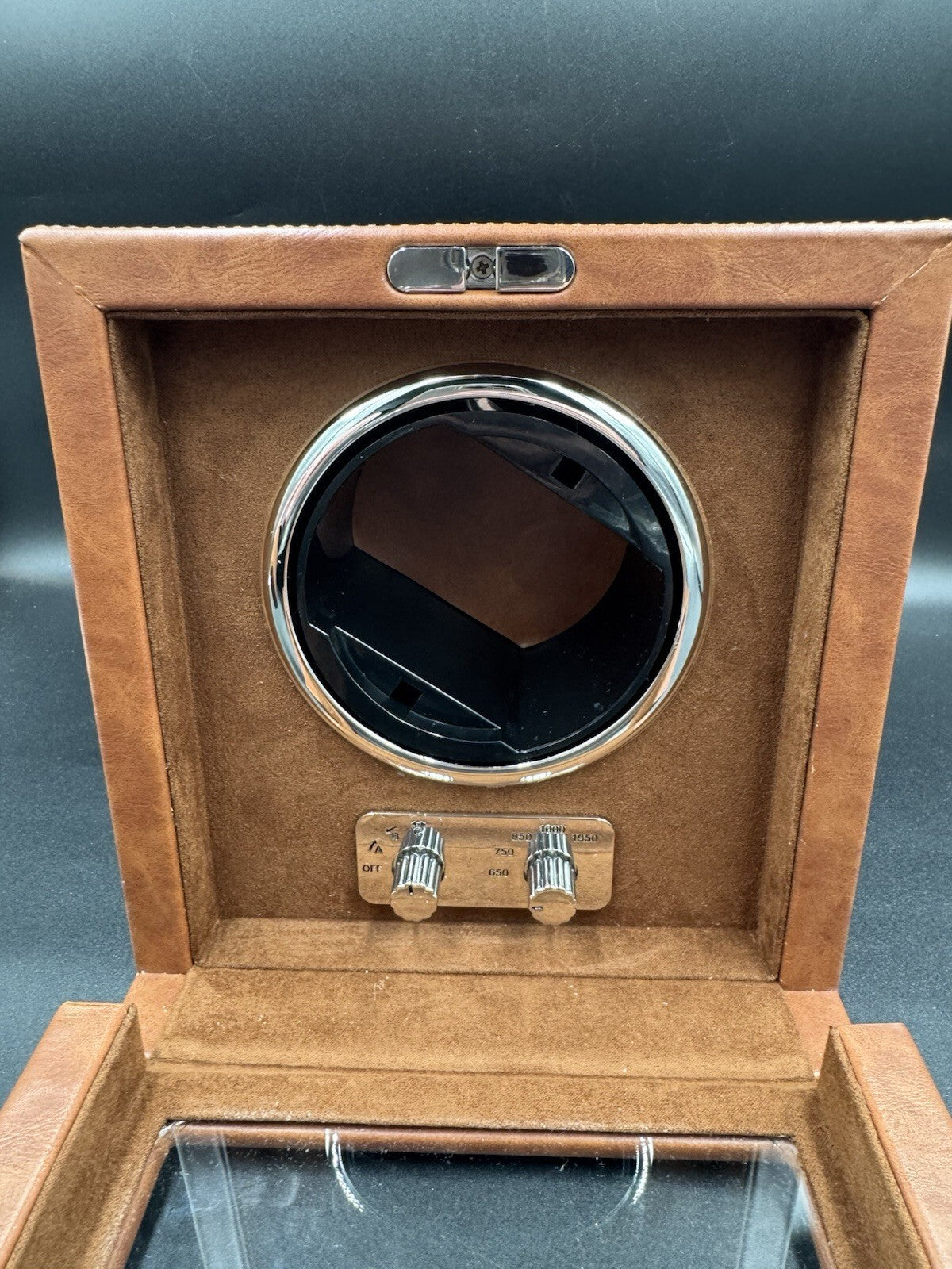 ROTHWELL SINGLE WATCH WINDER FOR AUTOMATIC WATCHES W/ QUIET MOTOR NEAR Mint Cond