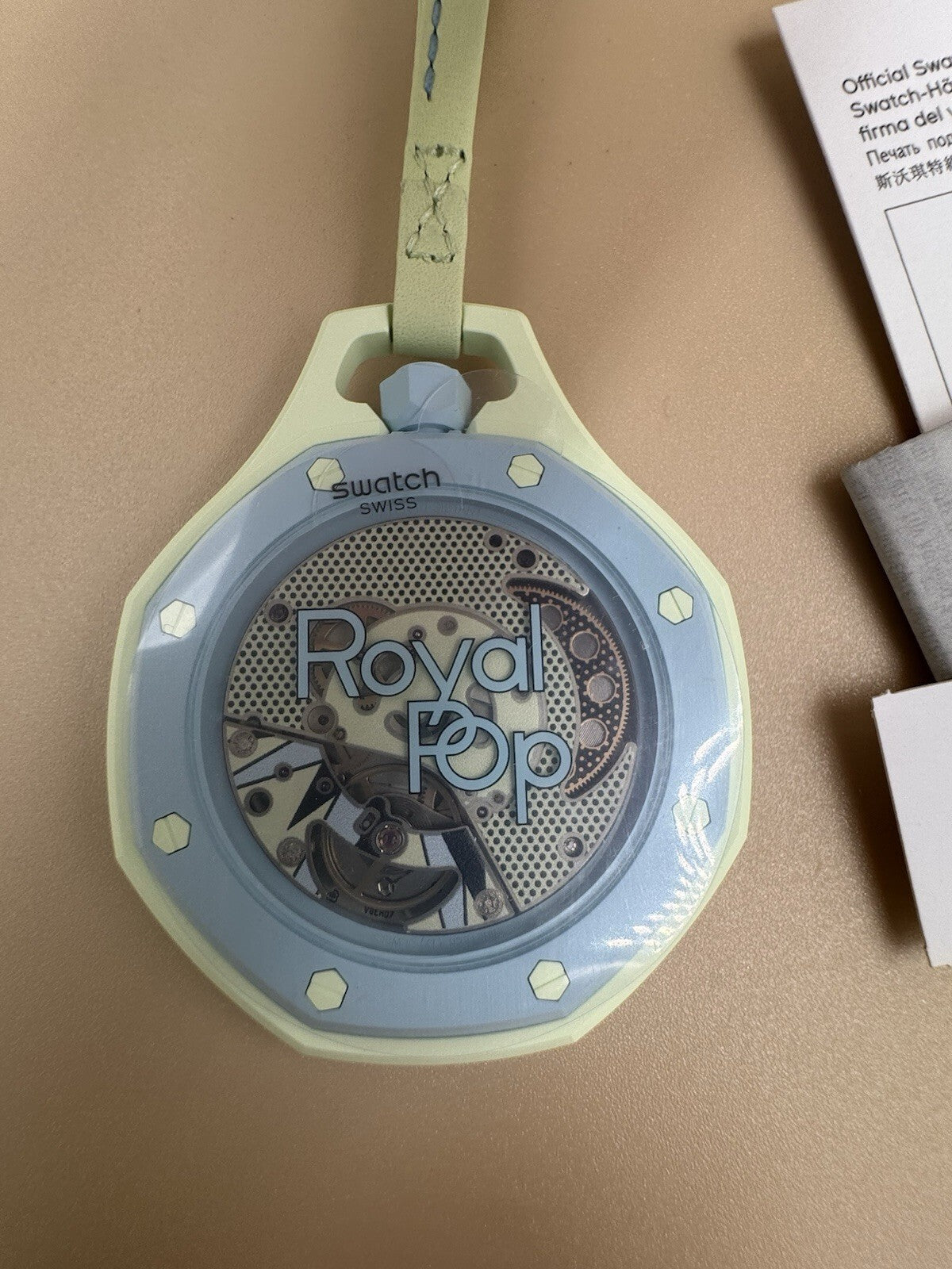 Blue AP x Swatch Royal Pop Audemars Piguet Blaue Acht NEW IN BOX - WATCH IN HAND
