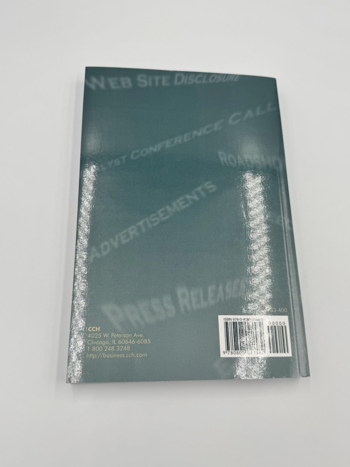 Informal Corporate Disclosure Under Federal Securities Law 2009 Edition Wolters