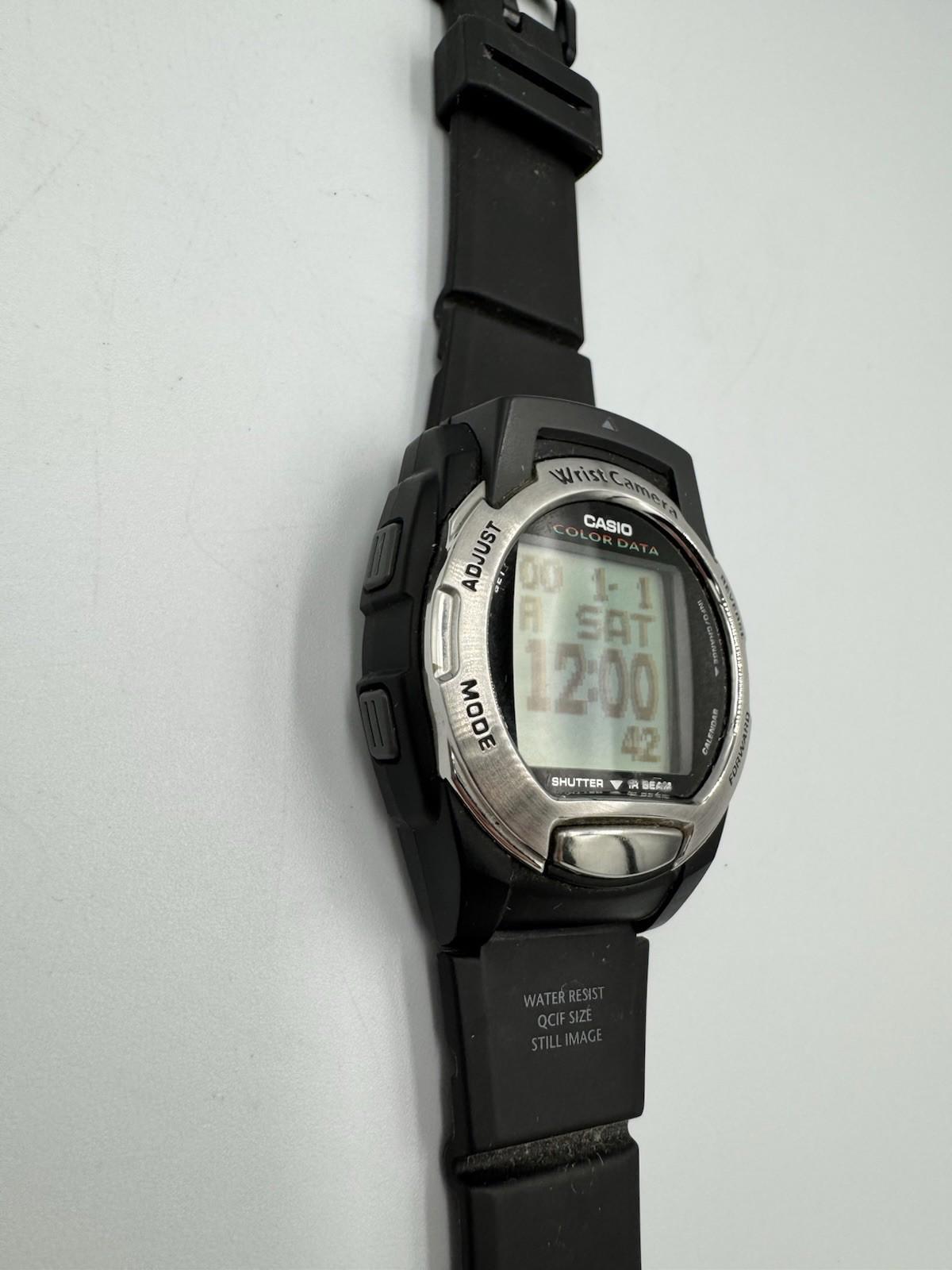 CASIO Wrist Camera WQV-3 - Rare Digital Y2K Watch Japan