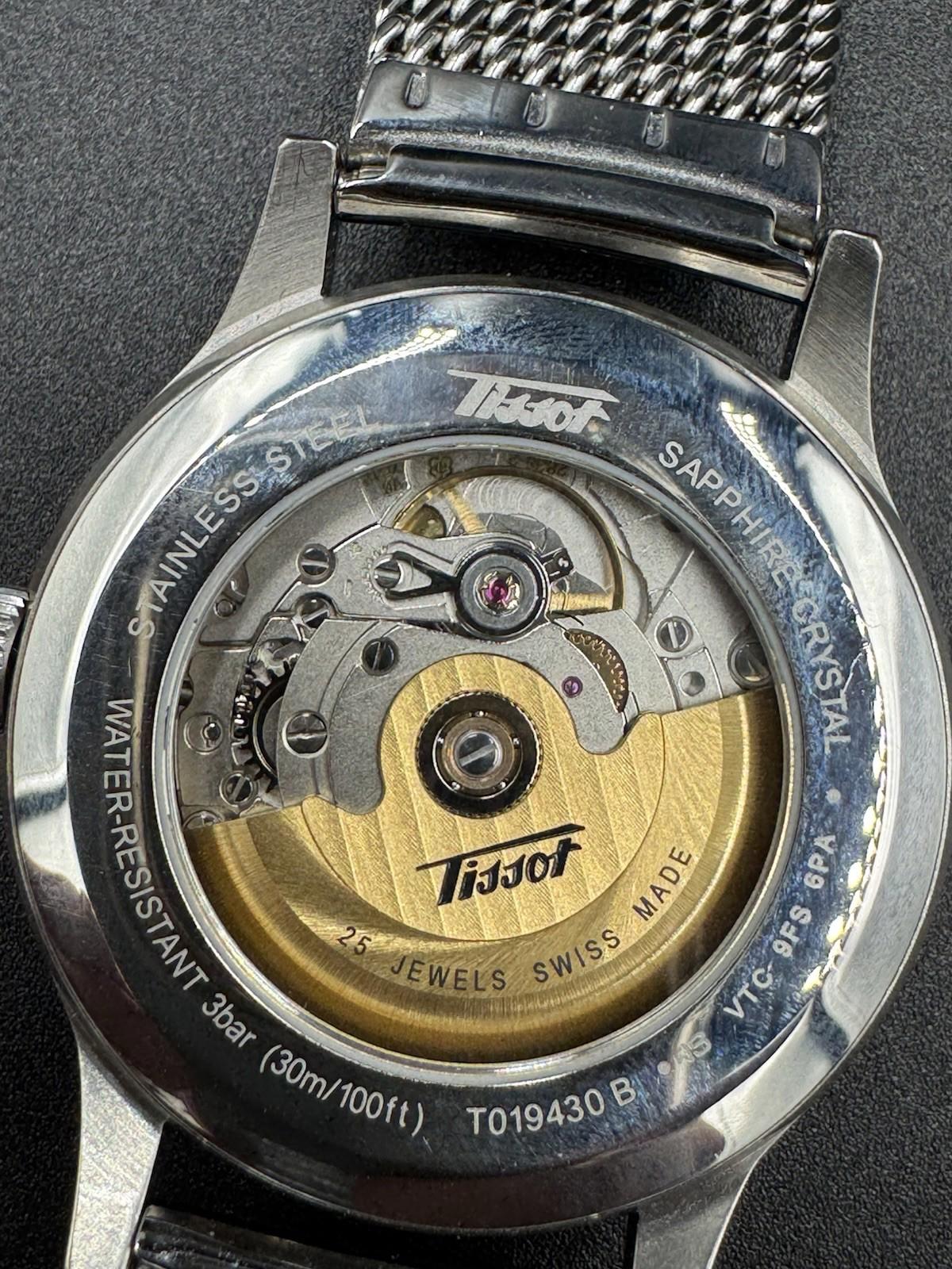 TISSOT HERITAGE VISODATE AUTOMATIC Blue Dial Swiss Made BOX