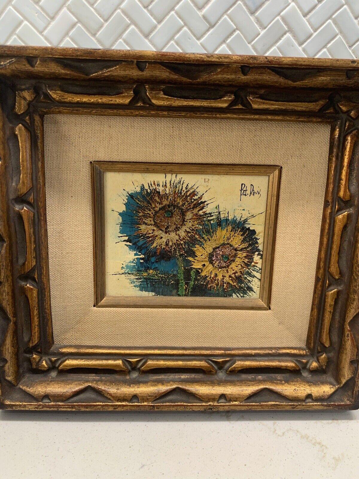 Pat Davis Sun Flowers Oil Painting Japan