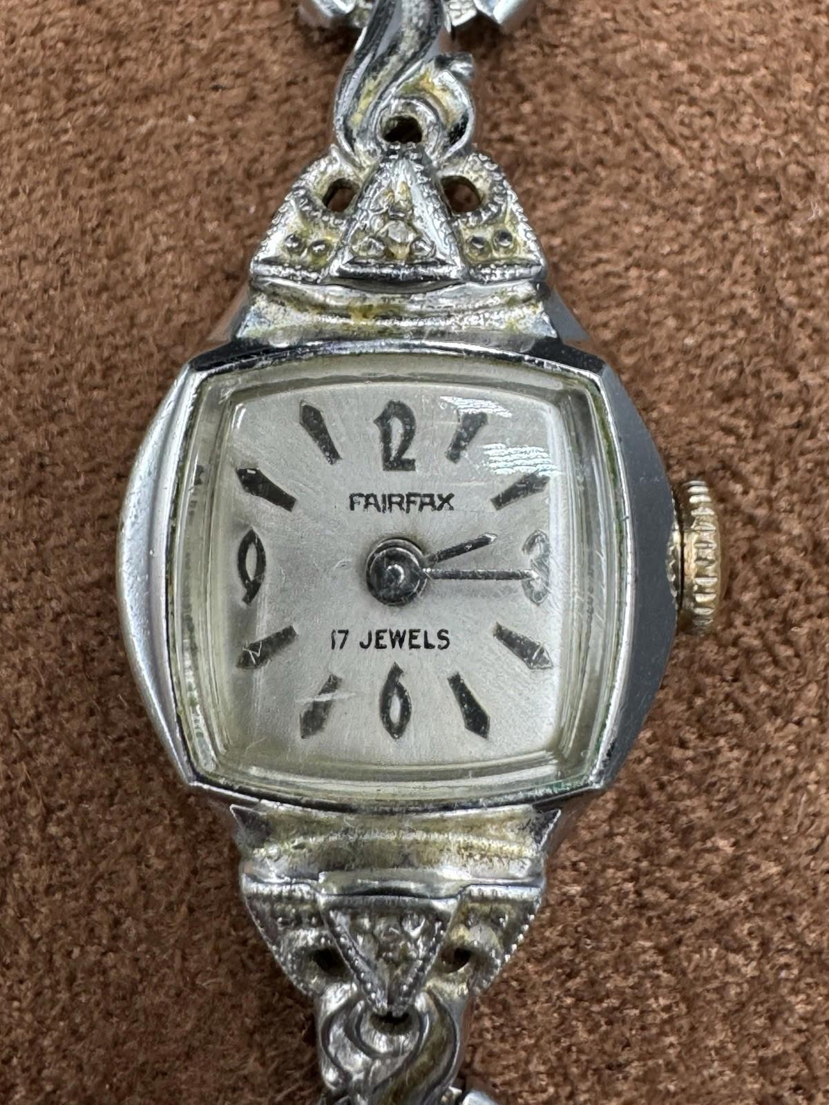 Vintage Fairfax 17J Ladies Watch Speidel Band Swiss Working