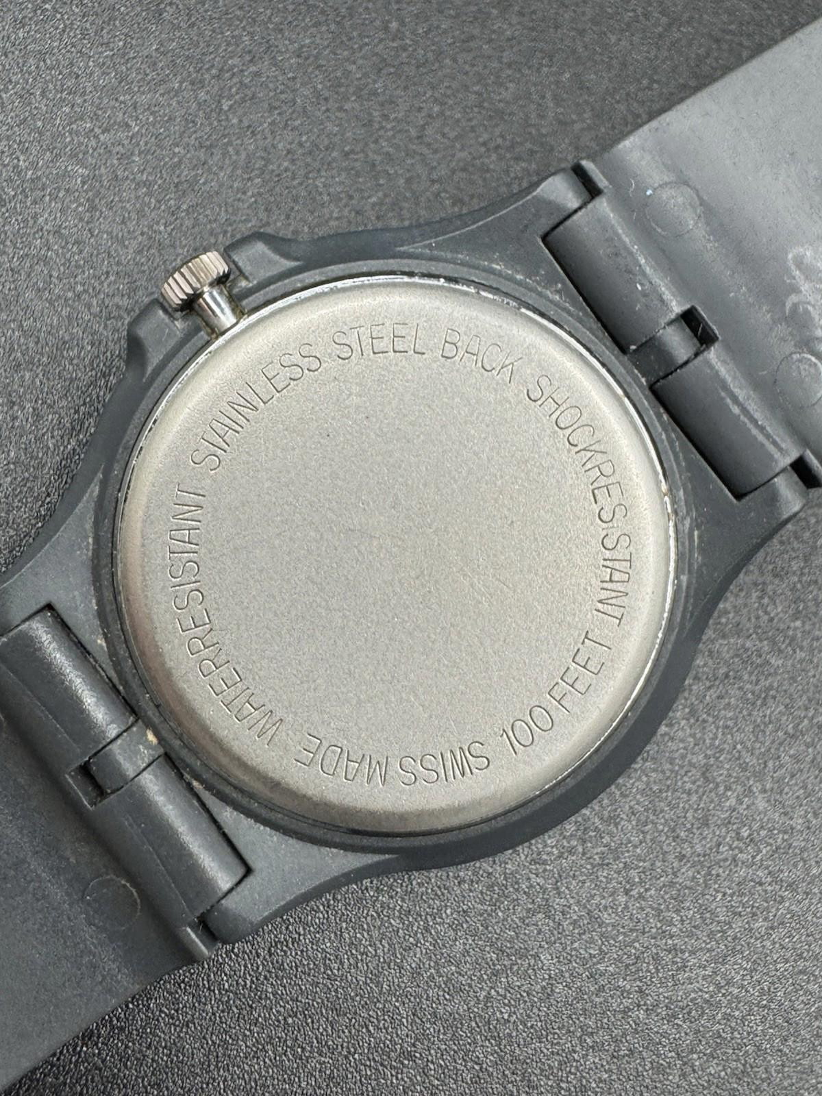 Swatch Expo 86 Quartz Vintage Men’s Watch - Needs Servicing , battery, and band