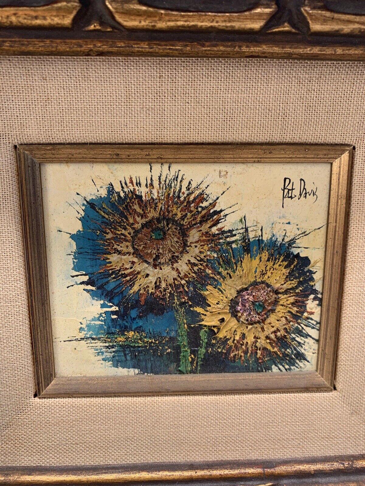 Pat Davis Sun Flowers Oil Painting Japan