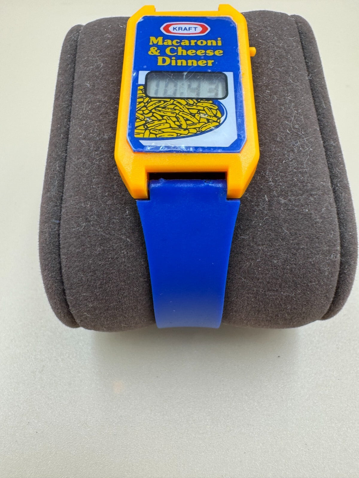 Kraft Macaroni & Cheese Dinner Digital Watch Running with Original Plastic Film