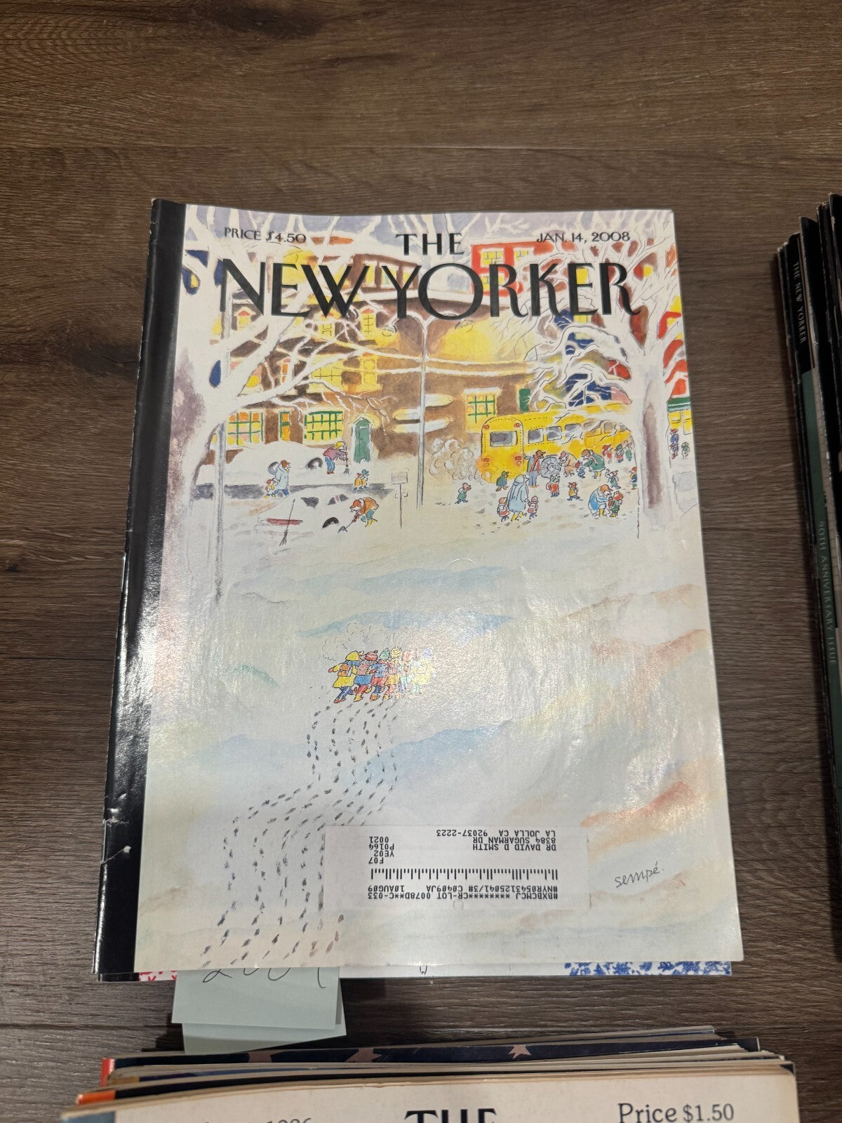 Lot of 56 The New Yorker Magazines 1986-2015 Mixed Issues Random Dates Good Cove