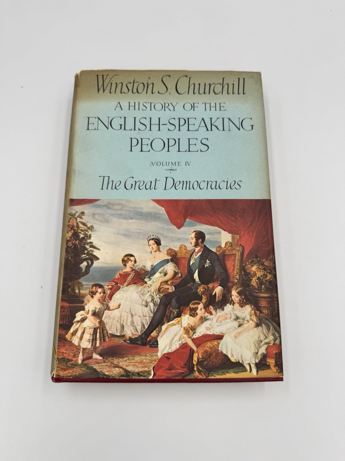 Churchill History of English-Speaking Peoples First UK Ed. Set 1956-8 HCDJ G+ SP