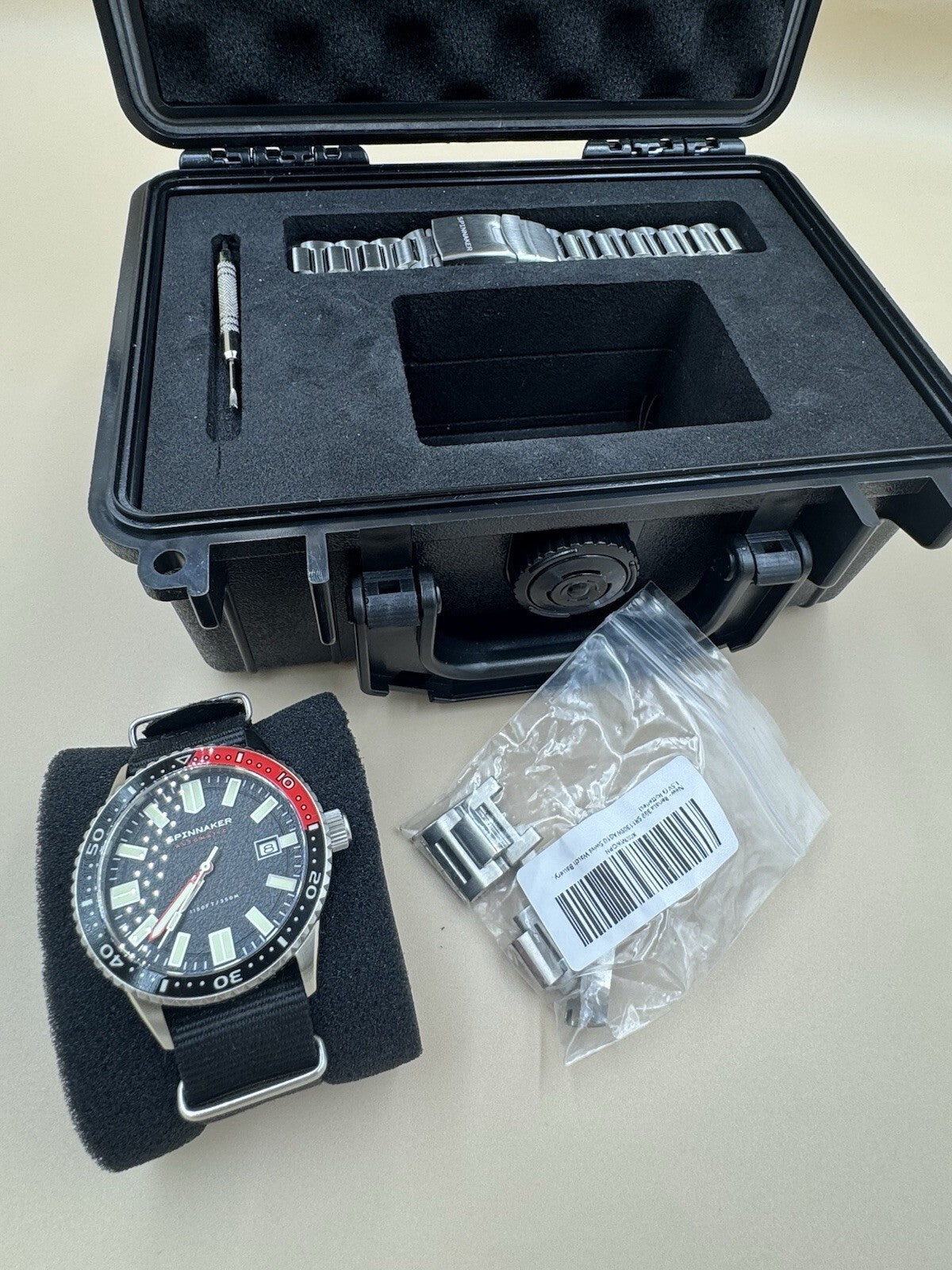 Spinnaker SP-5087-33 Automatic Limited Edition 24/500 with Box and Extra Strap M