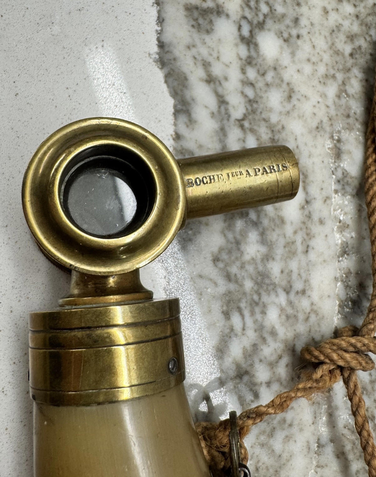 Powder Horn By Boche Á Paris Michel Boche nineteenth century