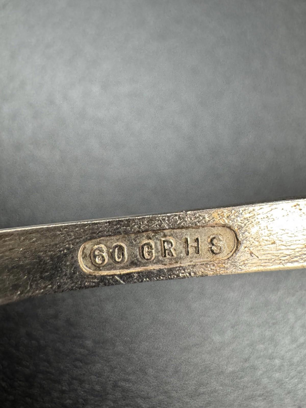 Vintage Norge Norwegian Enamel Souvenir Spoon Silver Plated