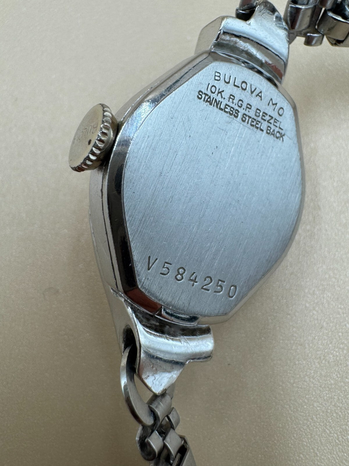 Bulova 10K RGP Ladies Cocktail Watch Swiss Manual Wind Serviced - Runs very well