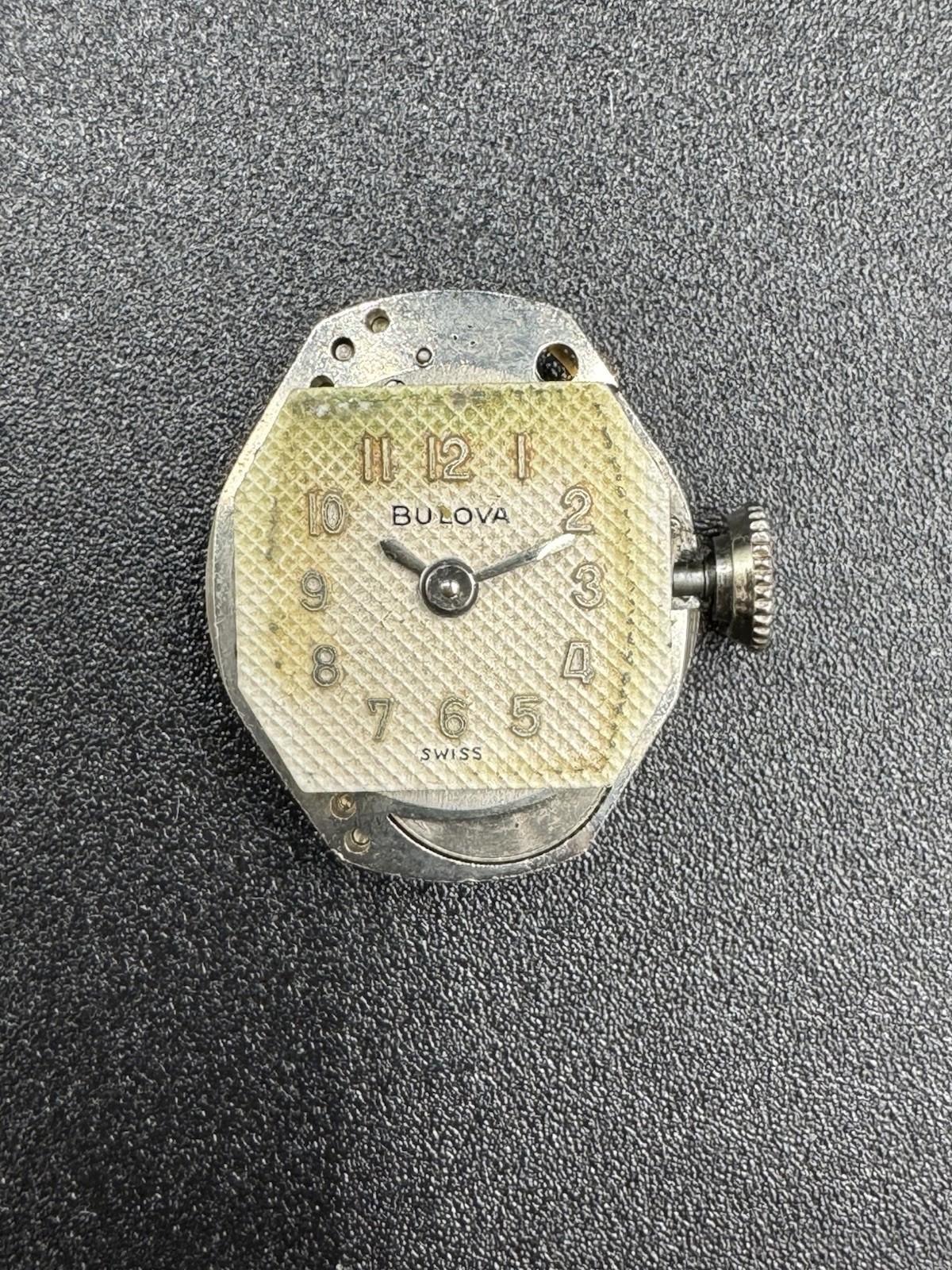 Vintage 1960 Bulova Ladies 17J Watch 10K RGP Speidel Band