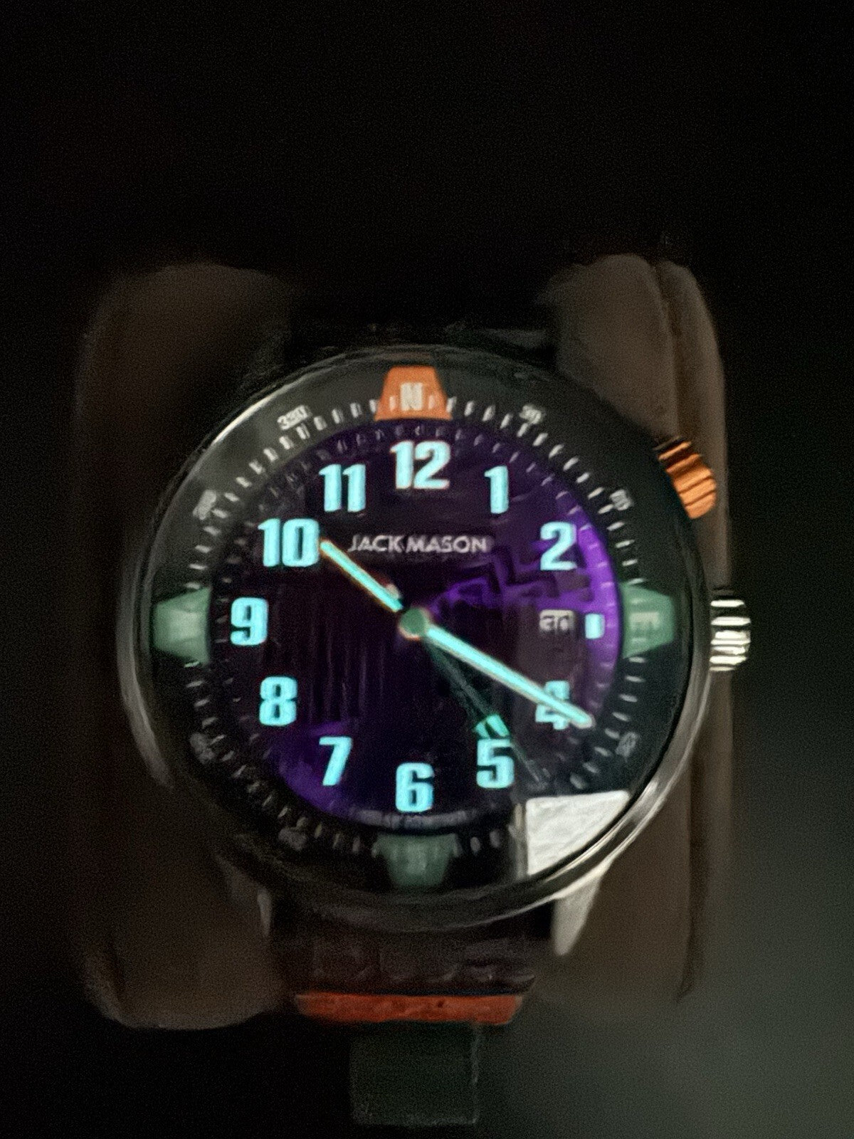 Jack Mason Overland Solar Purple Dial - JM-F111-008 - Excellent Condititon Rare