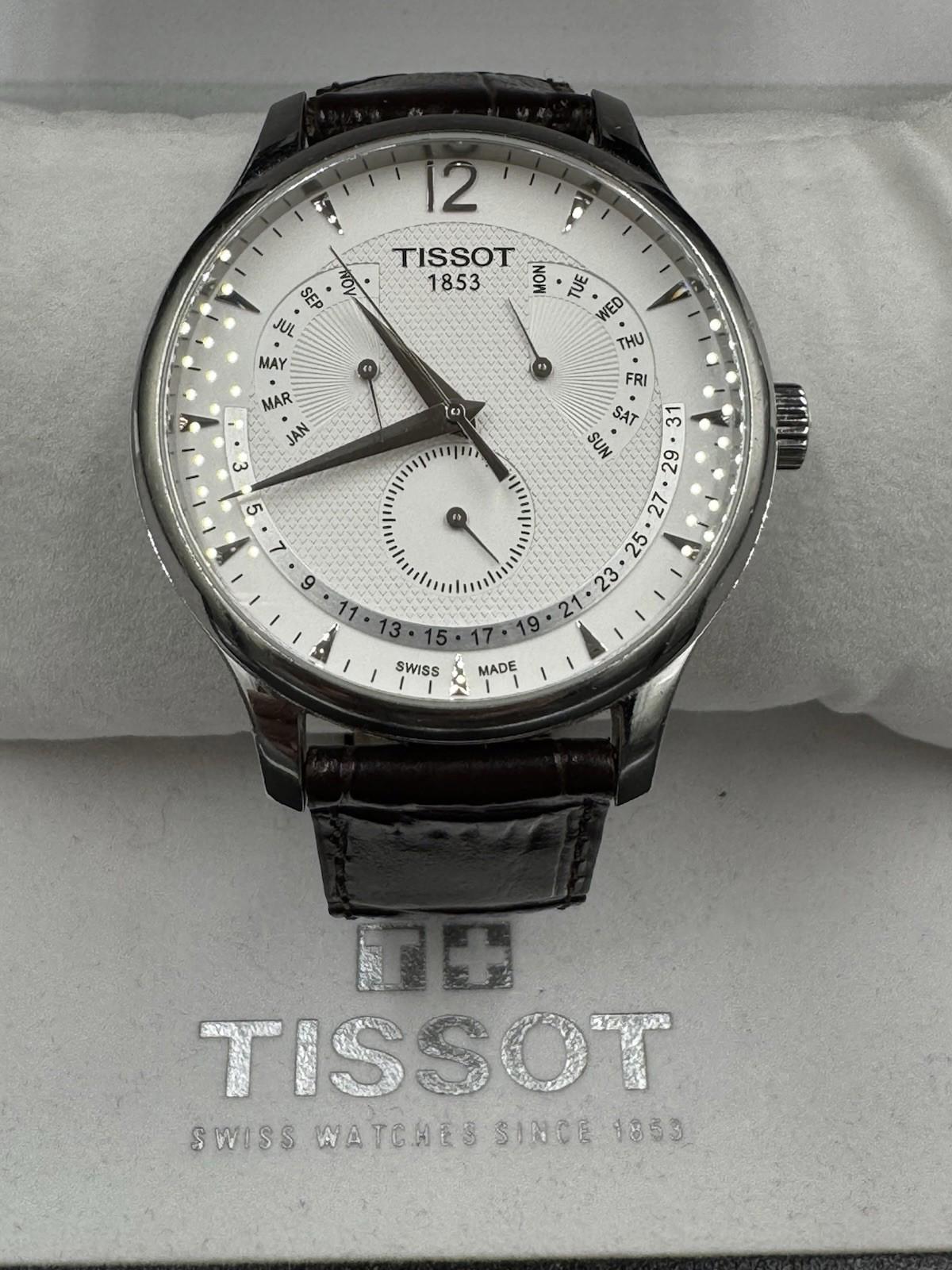 Tissot 1853 3 Sapphire Crystal Perpetual Calendar Tradition