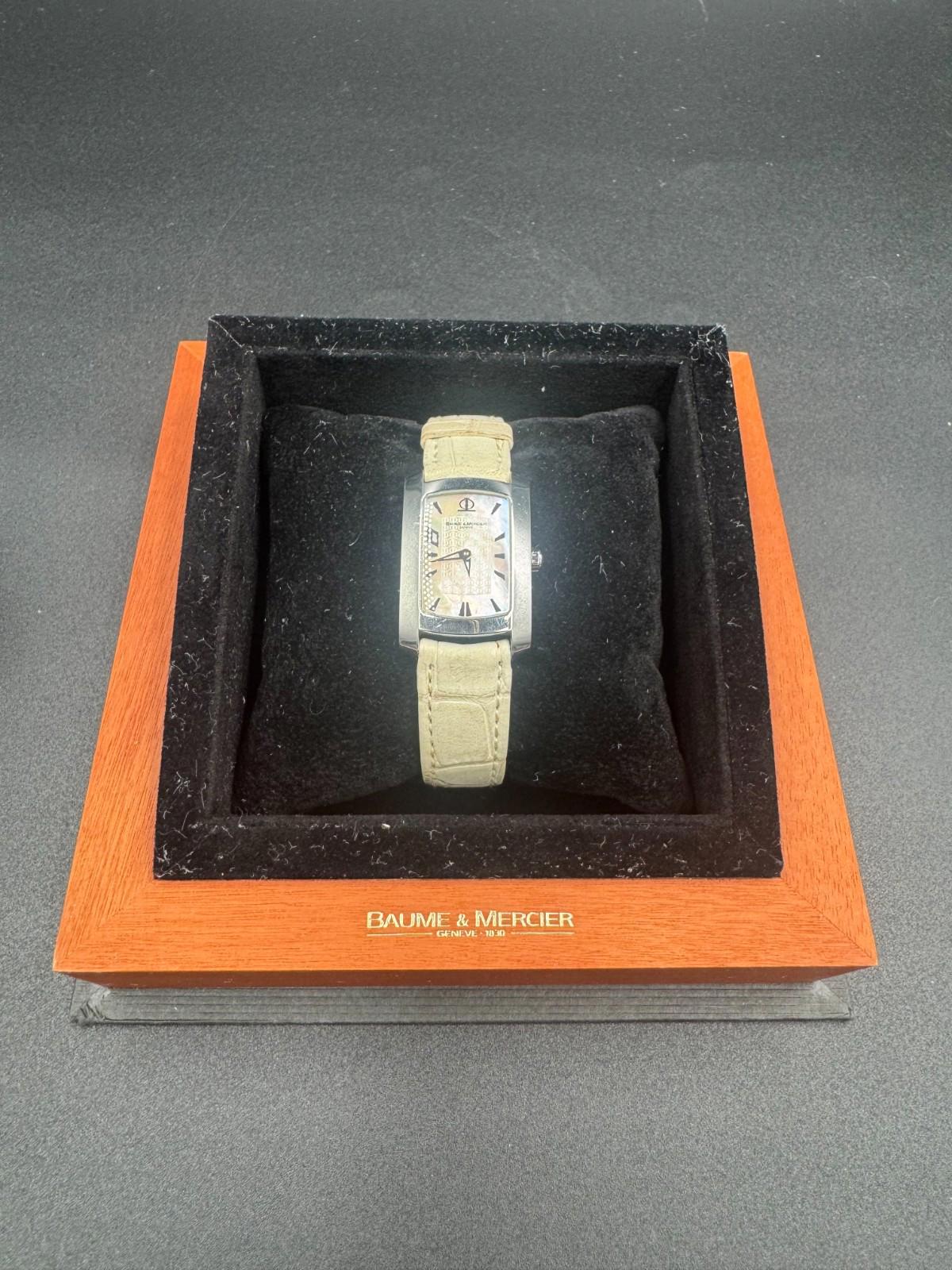 Baume & Mercier Hampton 10 Year Special Edition Ladies Watch Model 65465 LV Cert