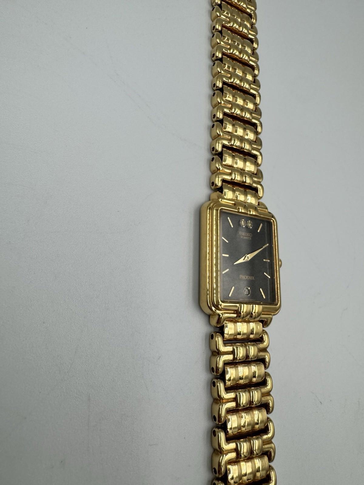 Vintage / Rare - SEIKO QUARTZ Phoenix Watch 7N29 - 5A10 R1