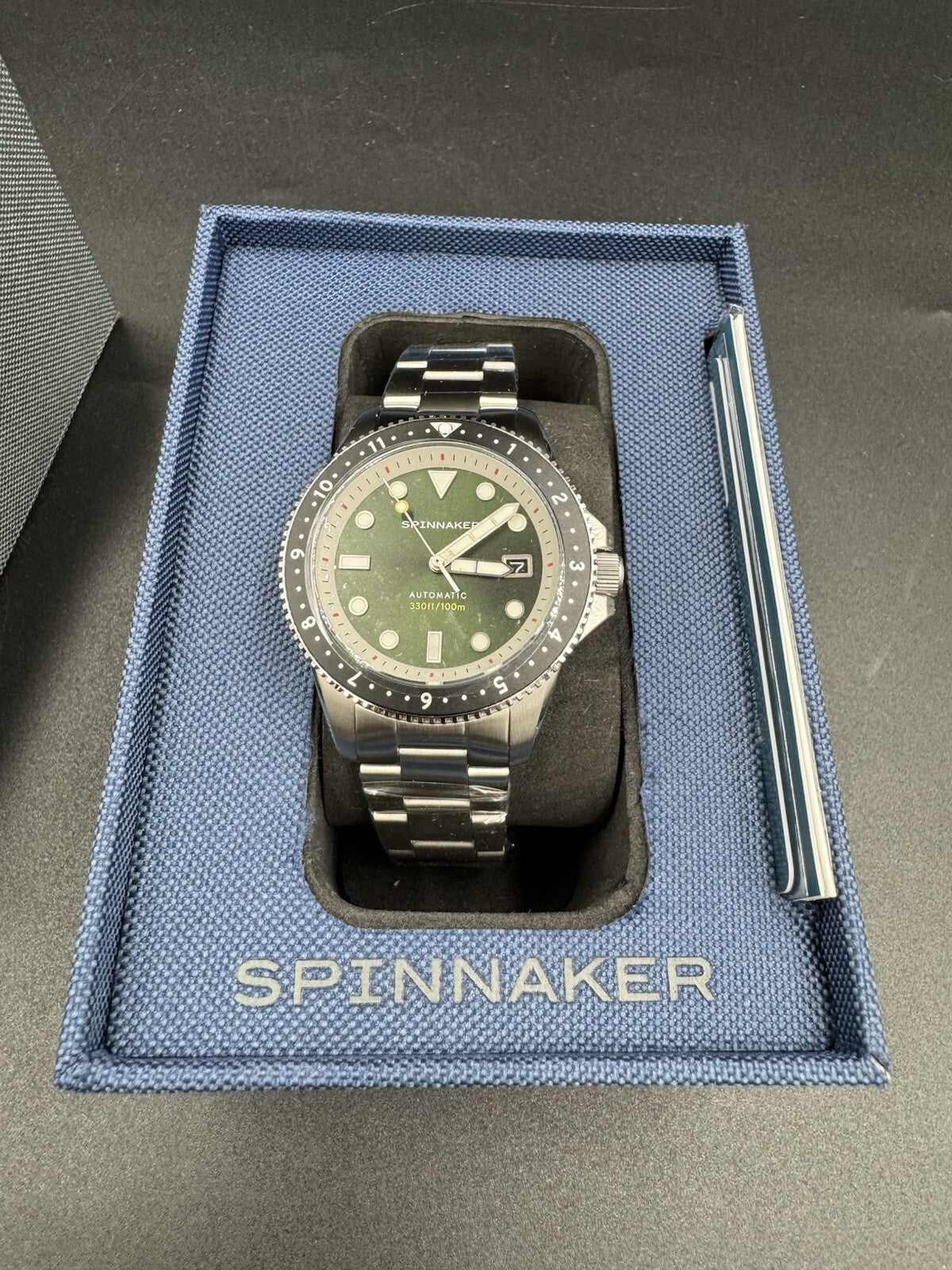 Spinnaker Automatic Green/Stainless Steel | Green Dial Wristwatch SP-5136-22 New