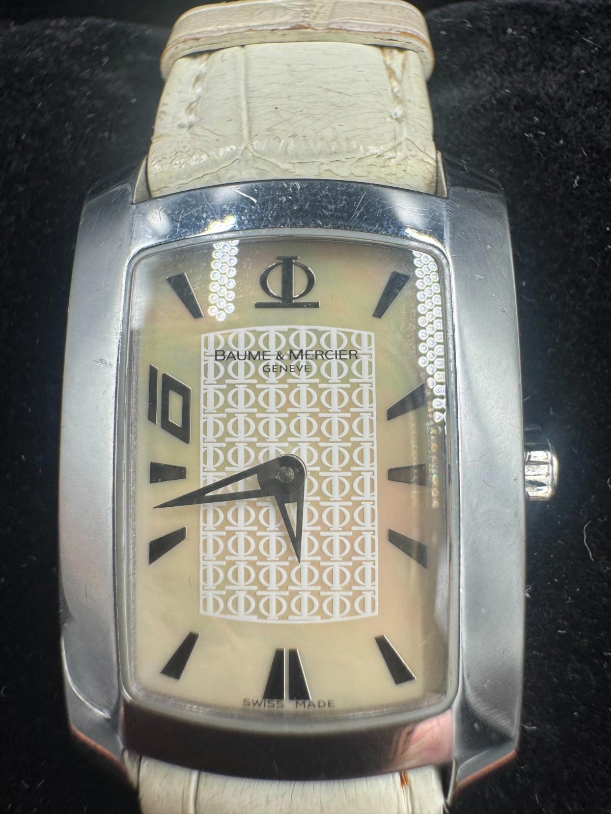 Baume & Mercier Hampton 10 Year Special Edition Ladies Watch Model 65465 LV Cert