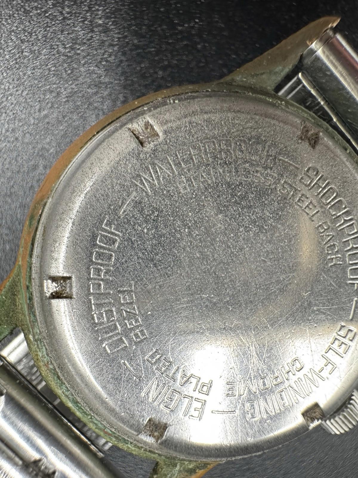 Vintage Elgin Self Winding 17 Jewels Automatic Watch Cal 790 Germany - Runs Well