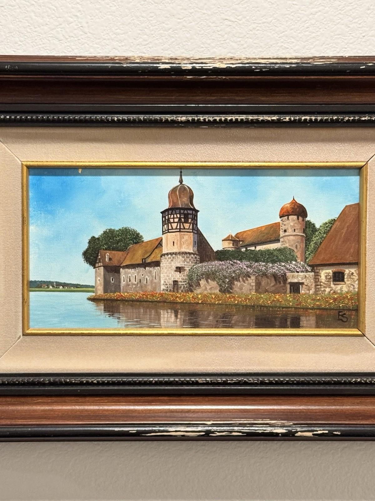 Eugene Schmidt Original Bavaria Germany Landscape Oil COA