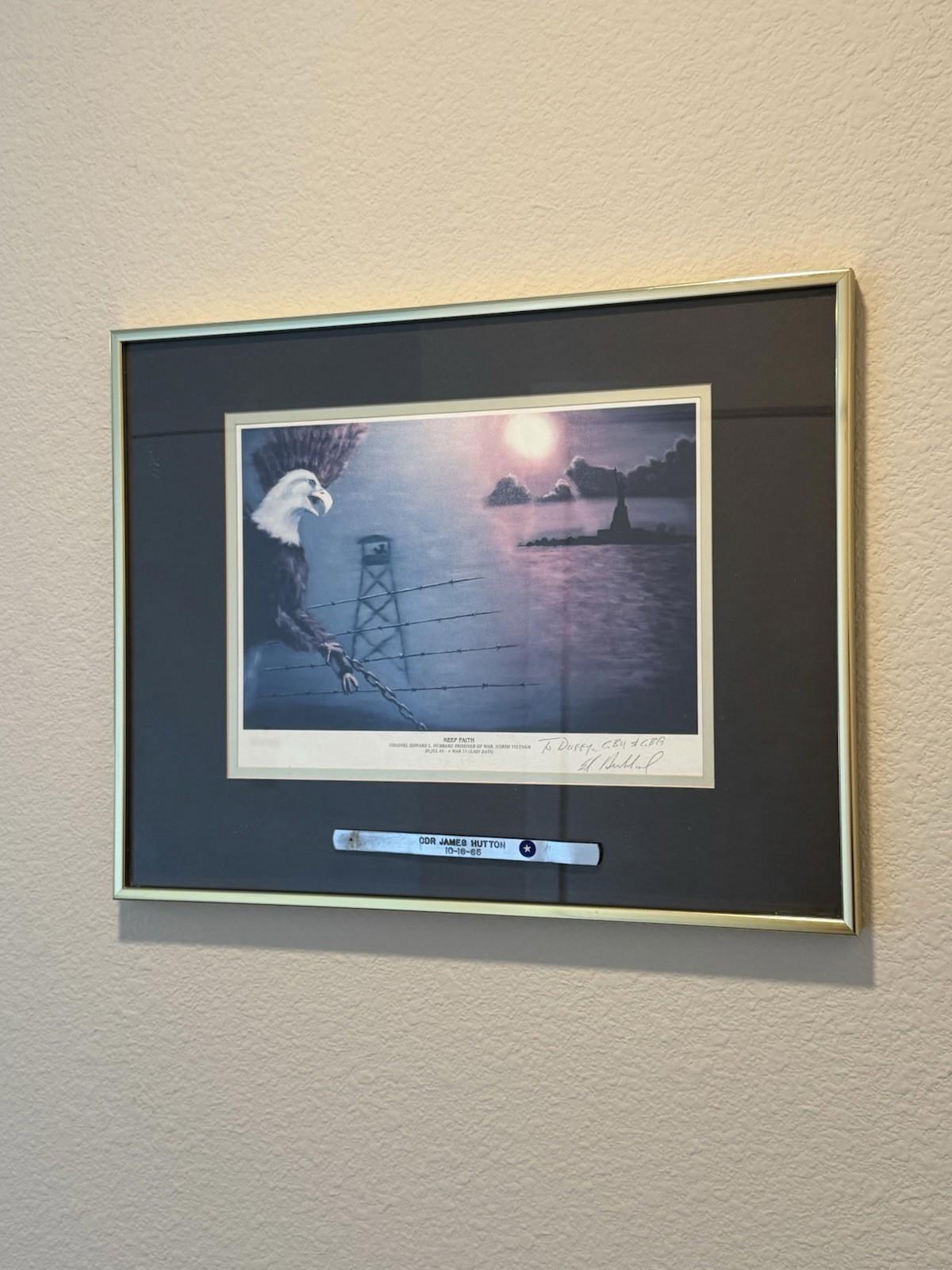 Edward L. Hubbard Keep Faith Signed Duffy Hutton Vietnam POW