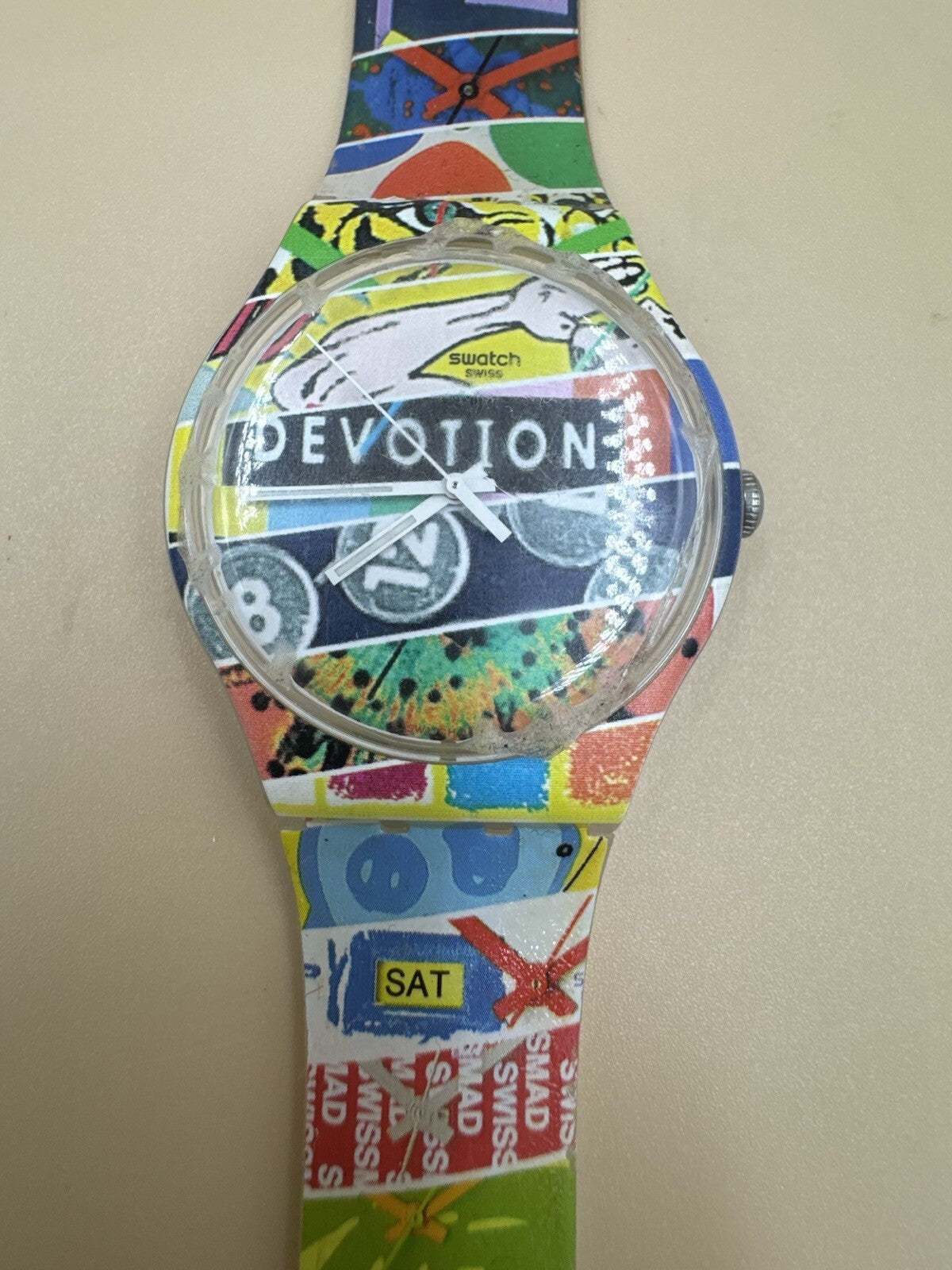 Swatch S/S Club Special Box Set White Loop New Gent 2014 Watch SUOZ170