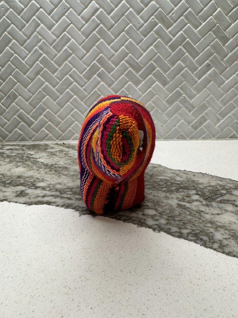 Handmade Guatemalen / Salvadorian Stuffed Dinosaur Toy