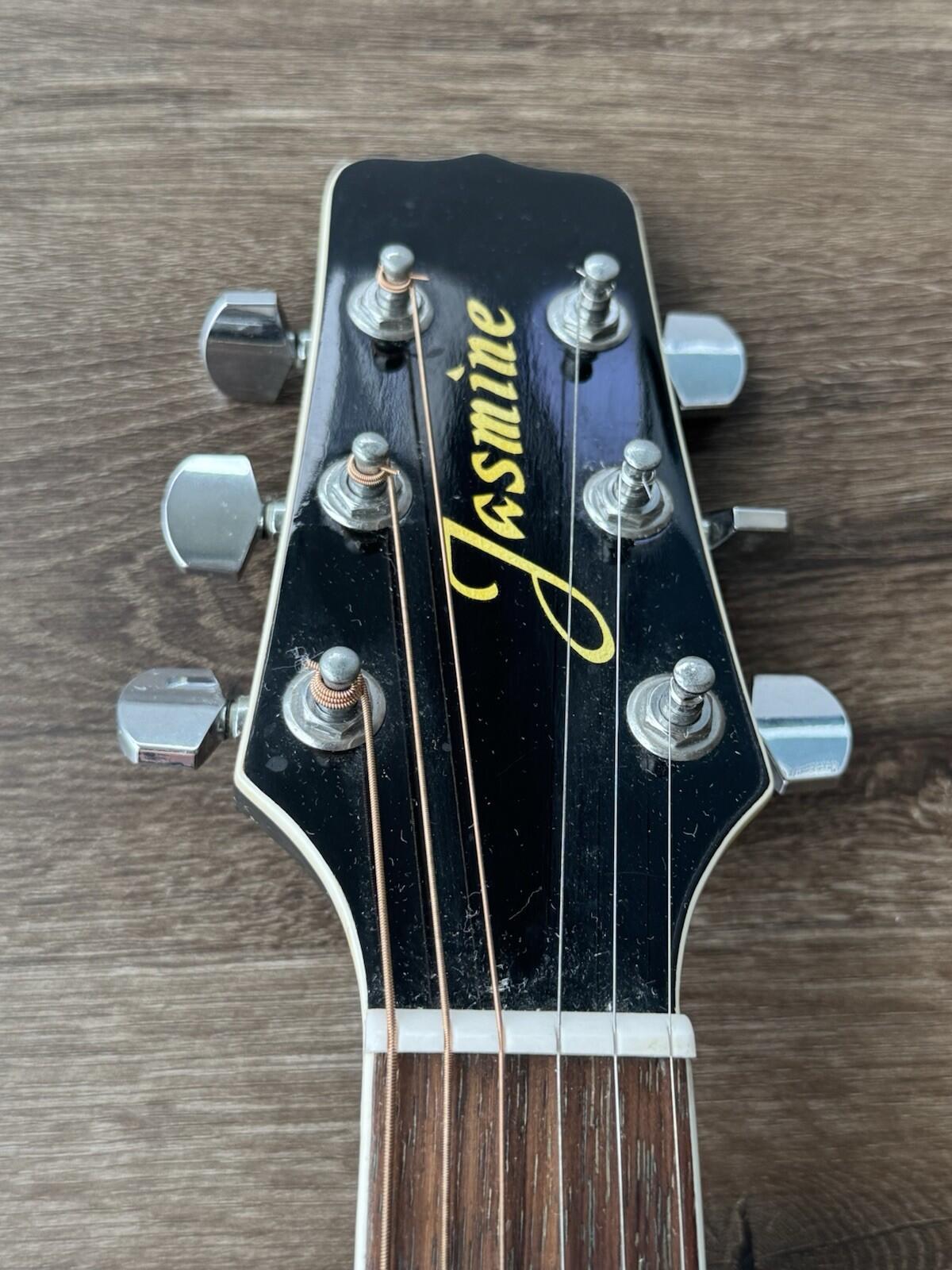Jasmine by Takamine S41 Black Dreadnought Acoustic Guitar - Chris Hager Estate G