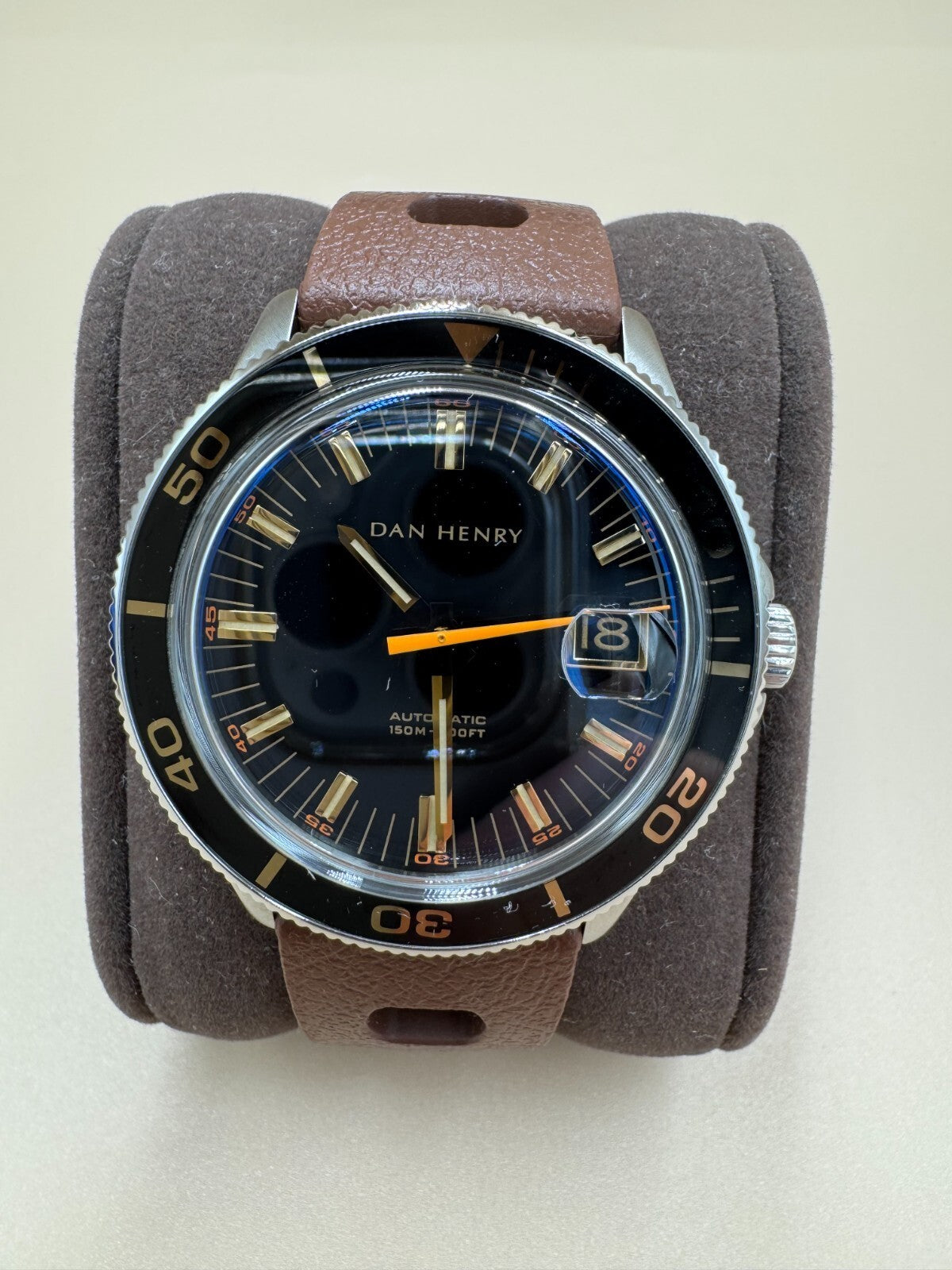 Dan Henry 1975 Skin Diver Watch Automatic Movement Limited Edition 0245 150m NM+