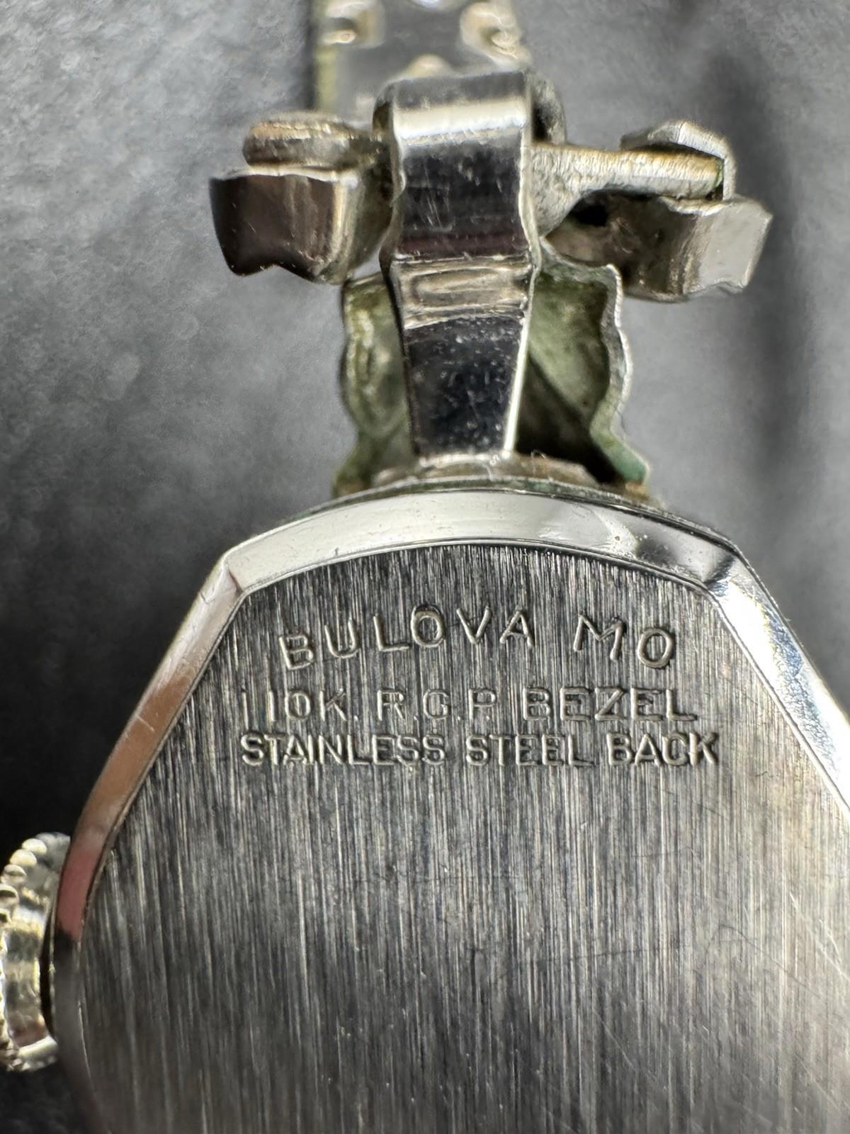 Vintage 1960 Bulova Ladies 17J Watch 10K RGP Speidel Band