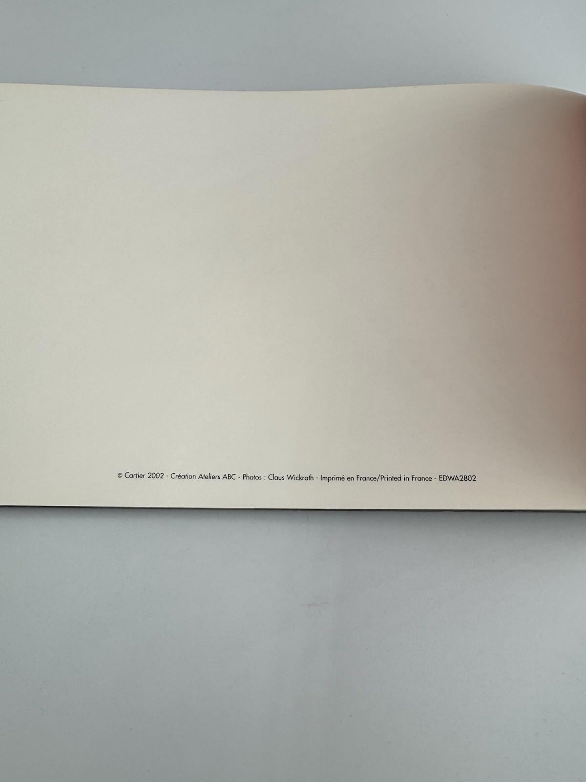 Cartier Catalog Collection Watches Montres 2002 France
