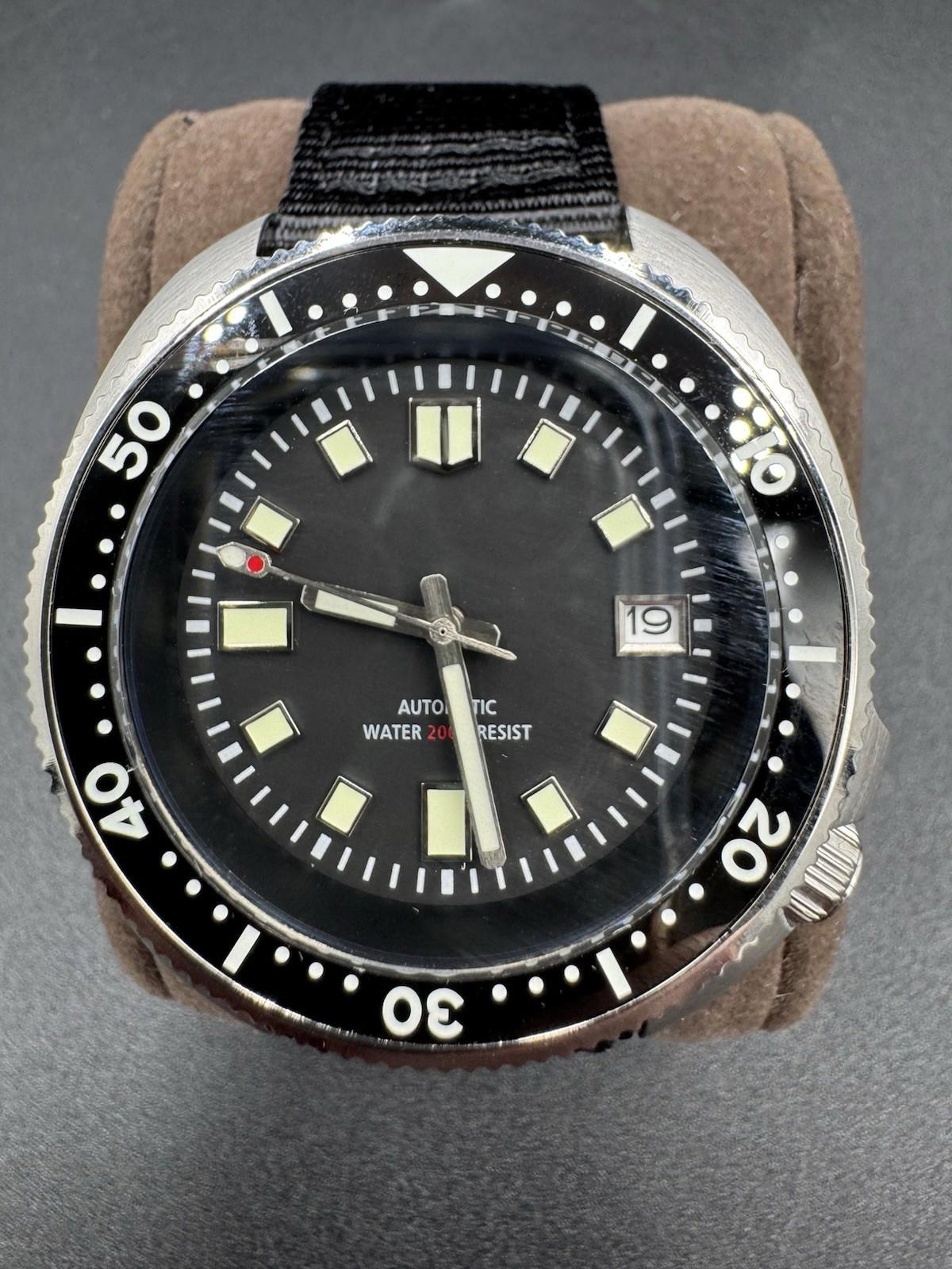 No Logo SD1970 6105 Turtle Captain Willard V2 NH35 Seiko Sapphire Diving Watch E