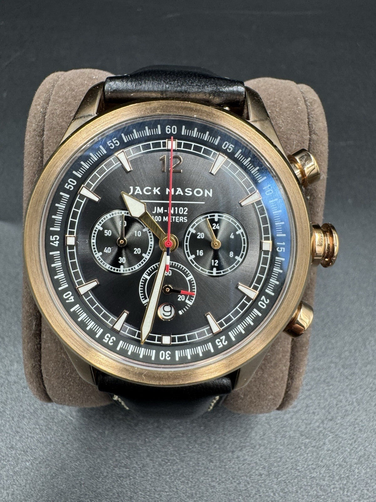Jack Mason Nautical Chronograph Grey Dial Watch JM-N102-025 Excellent Condition