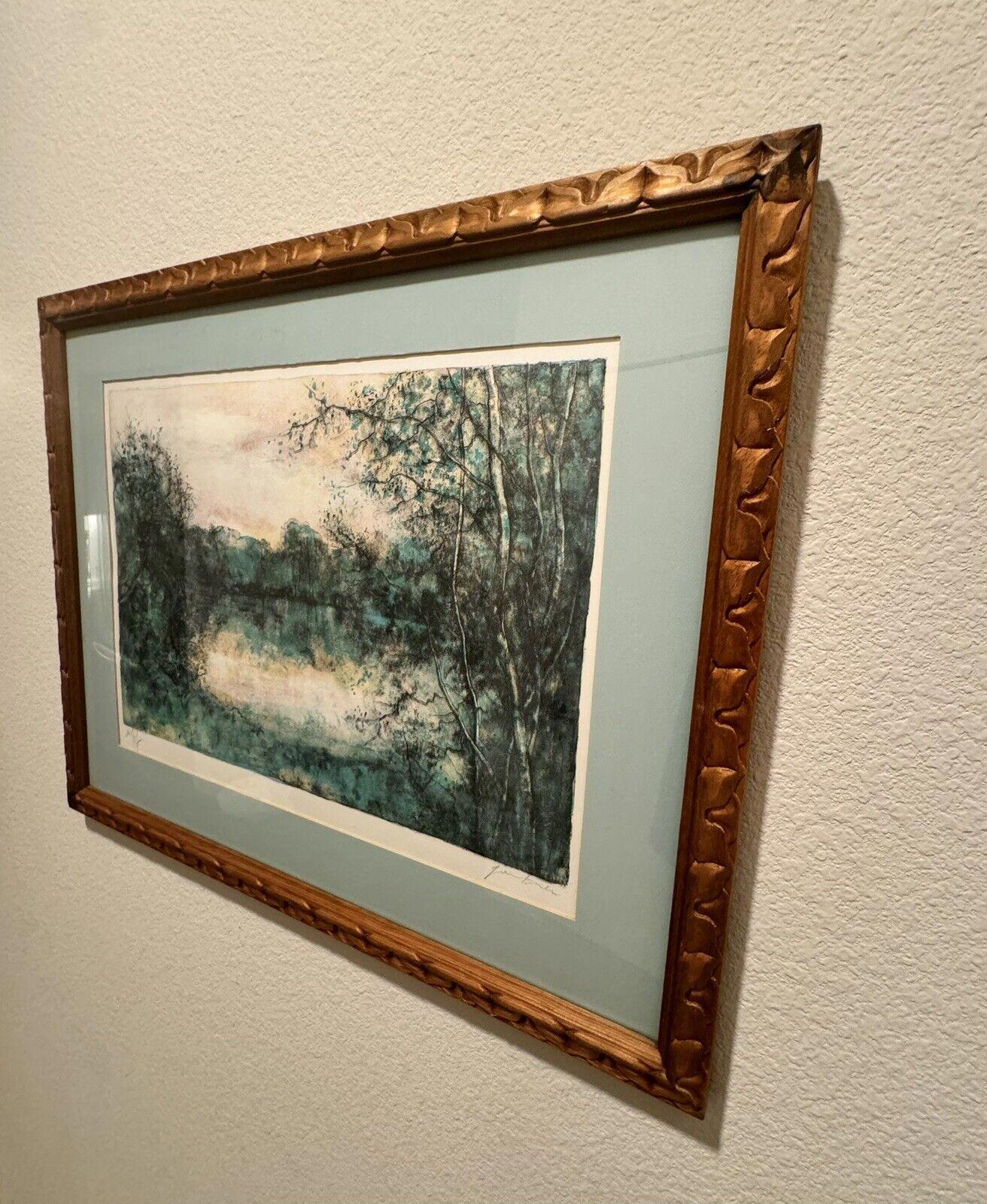 Bernard Ganter Lithograph Forest Limited Edition Framed